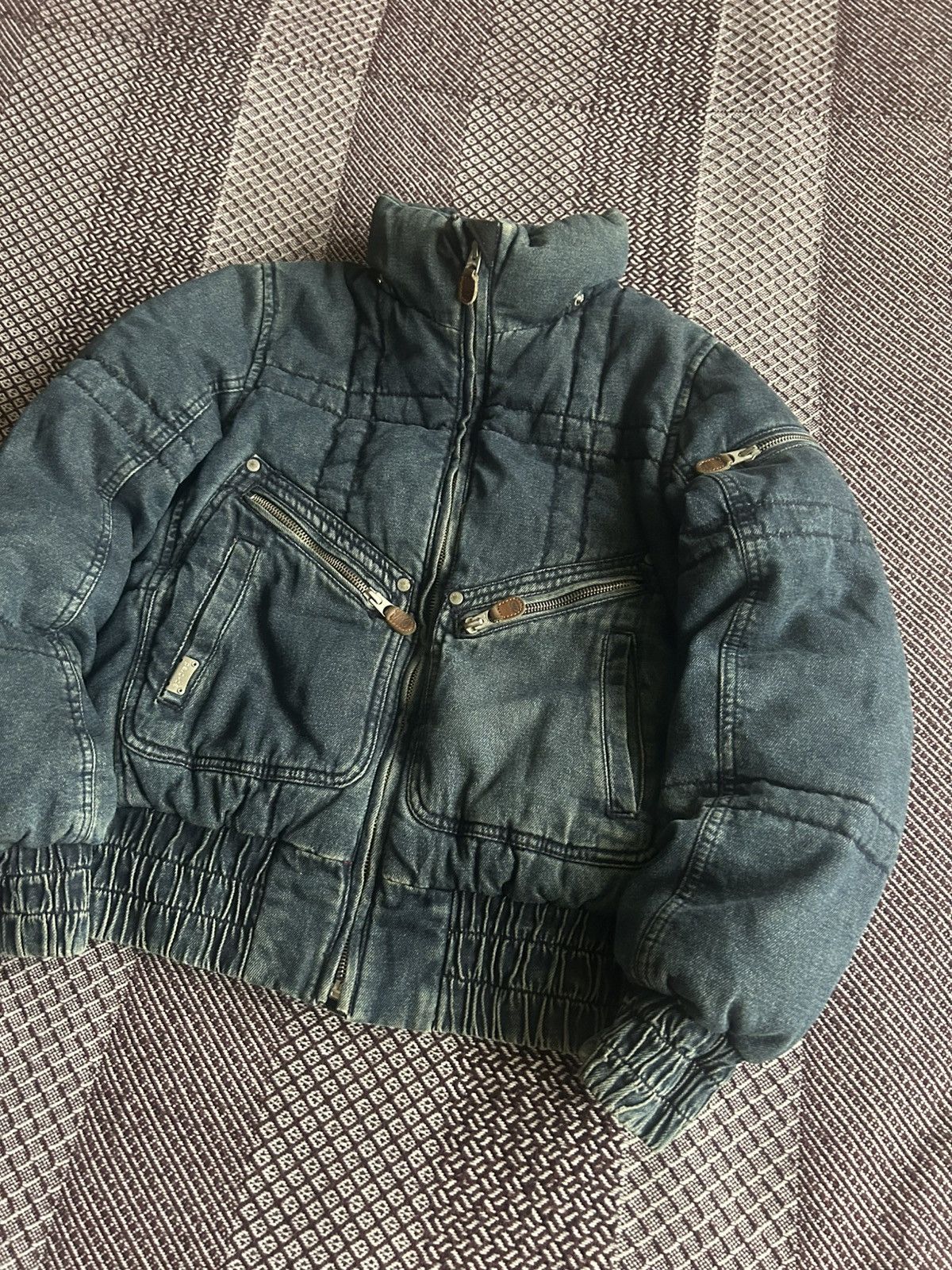 Ecko Unltd. Vintage Ecko Red Miss Sixty Style Cropped Down Jacket Size S Size S / US 4 / IT 40 - 3 Thumbnail
