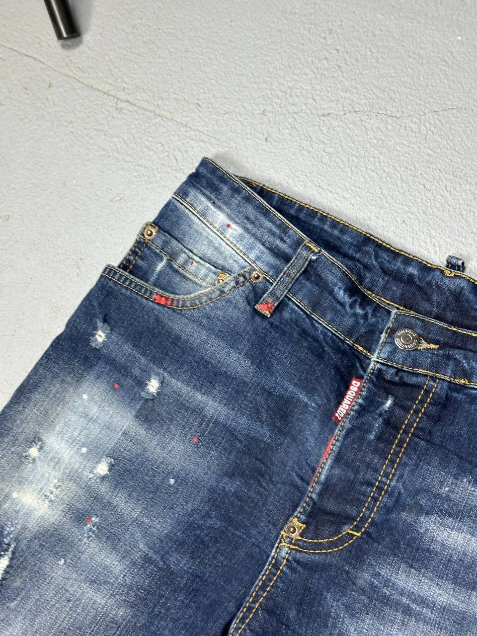 Dsquared2 × Japanese Brand Y2k DSQUARED crazy jeans japan denim pants D2 usa American Size US 30 / EU 46 - 5 Thumbnail