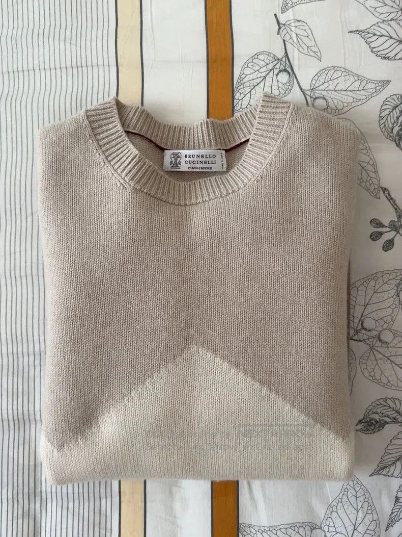 Brunello Cucinelli Brunello Cucinelli Men's Cashmere Sweater. Size US L / EU 52-54 / 3 - 6 Thumbnail