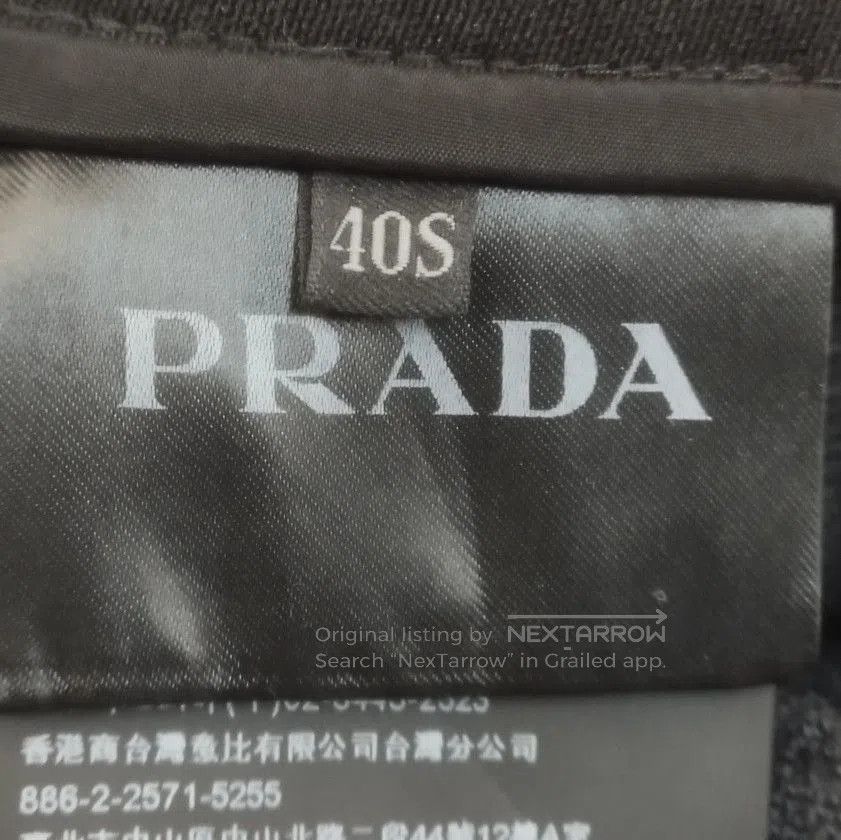 Prada Prada Slim Fit Solid Black Pants . Size US 40 / EU 56 - 6 Thumbnail