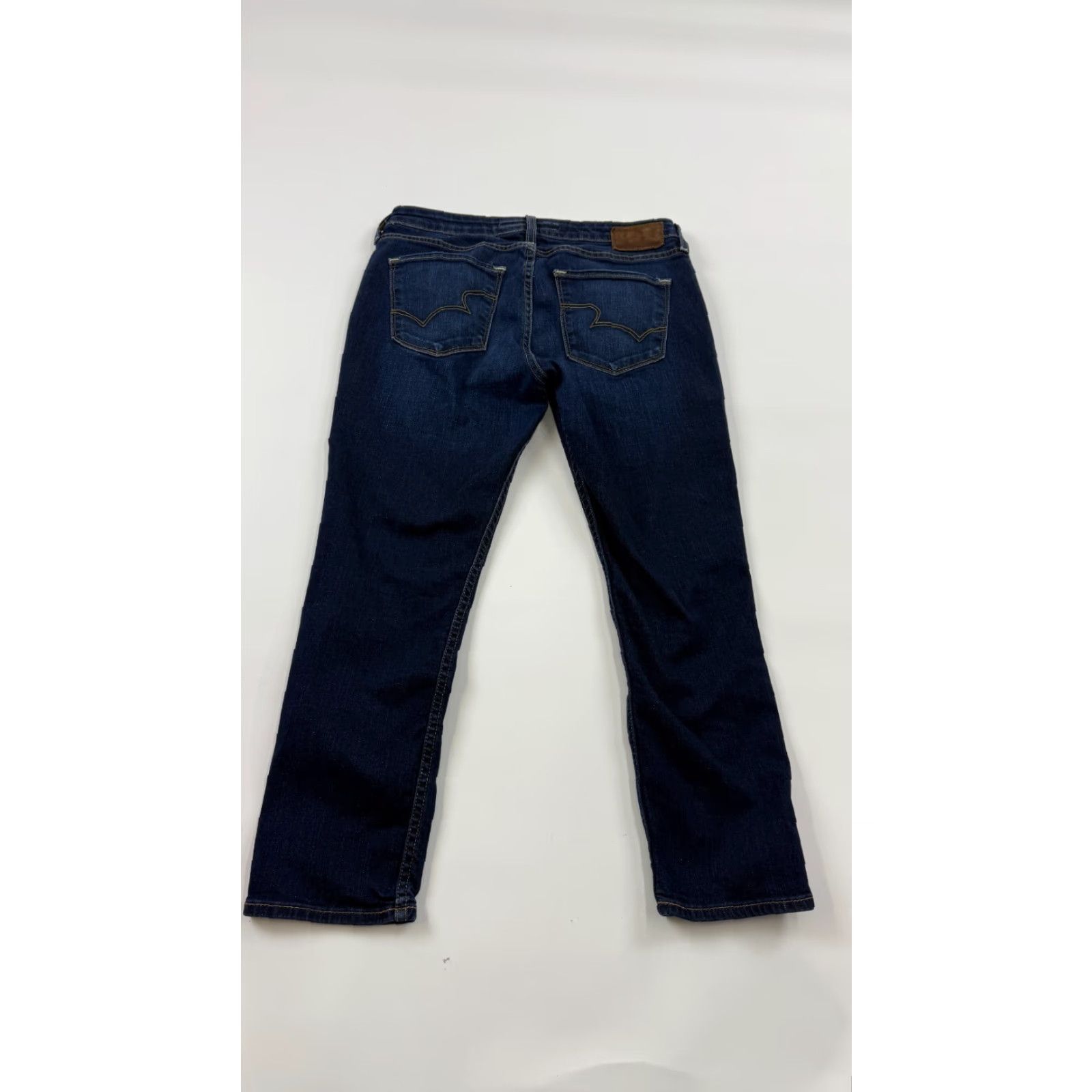 Doublet VINTAGE Big Star Jeans Womens 30 Blue Low Waist Curvy Fit Straight 5-Pocket Denim Size 30" / US 8 / IT 44 - 6 Thumbnail