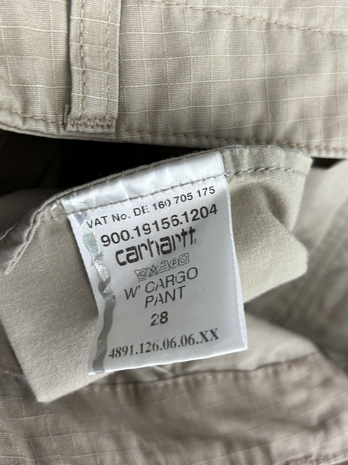 Carhartt Vintage Carhartt WIP W' Outdoor Cargo Pants In Size 28 Size 28" / US 6 / IT 42 - 8 Thumbnail