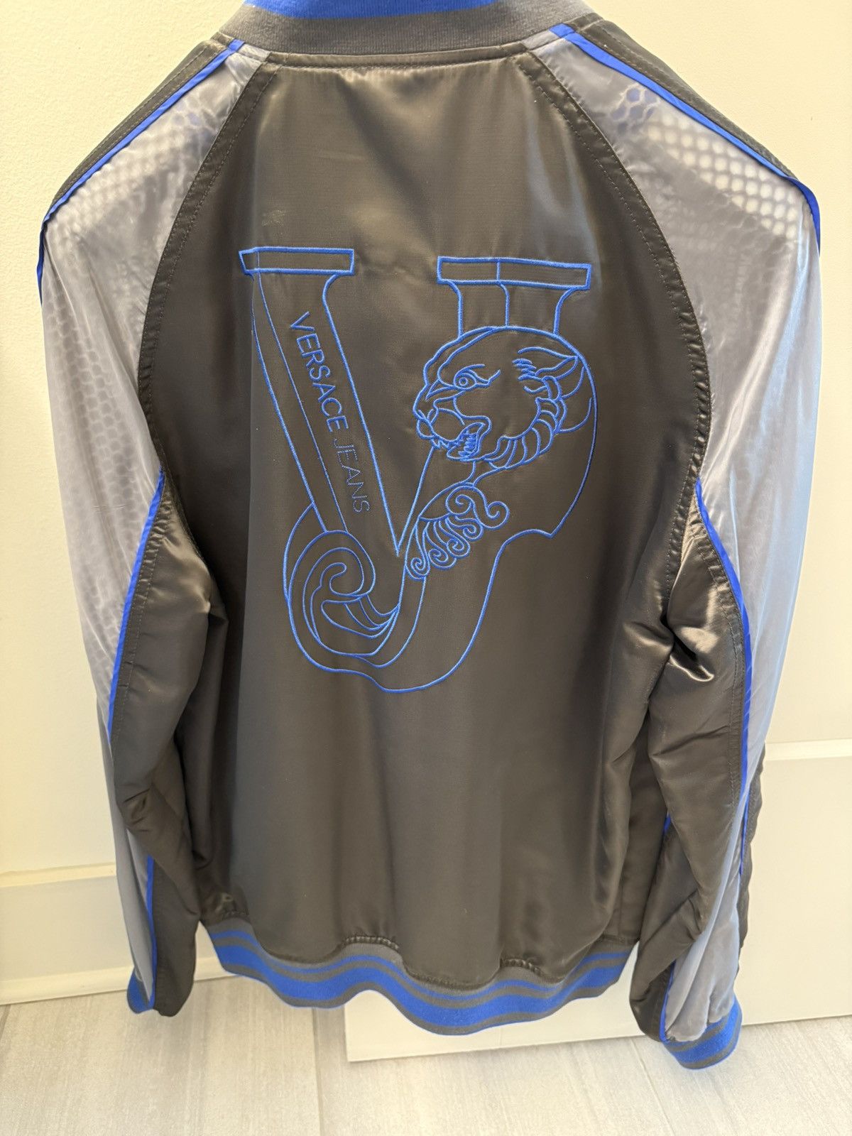 Versace Jeans Couture Grey & Blue Men’s Versace Jeans Light Jacket Size US S / EU 44-46 / 1 - 2 Thumbnail