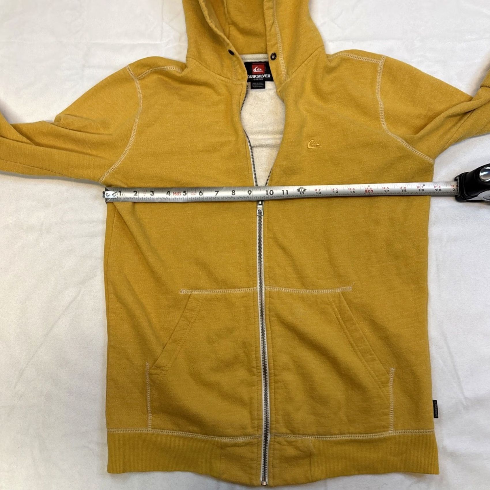 Quiksilver VINTAGE Quiksilver Hoodie Full Zip Men’s S Yellow Skate Surf Y2K Size US S / EU 44-46 / 1 - 7 Thumbnail