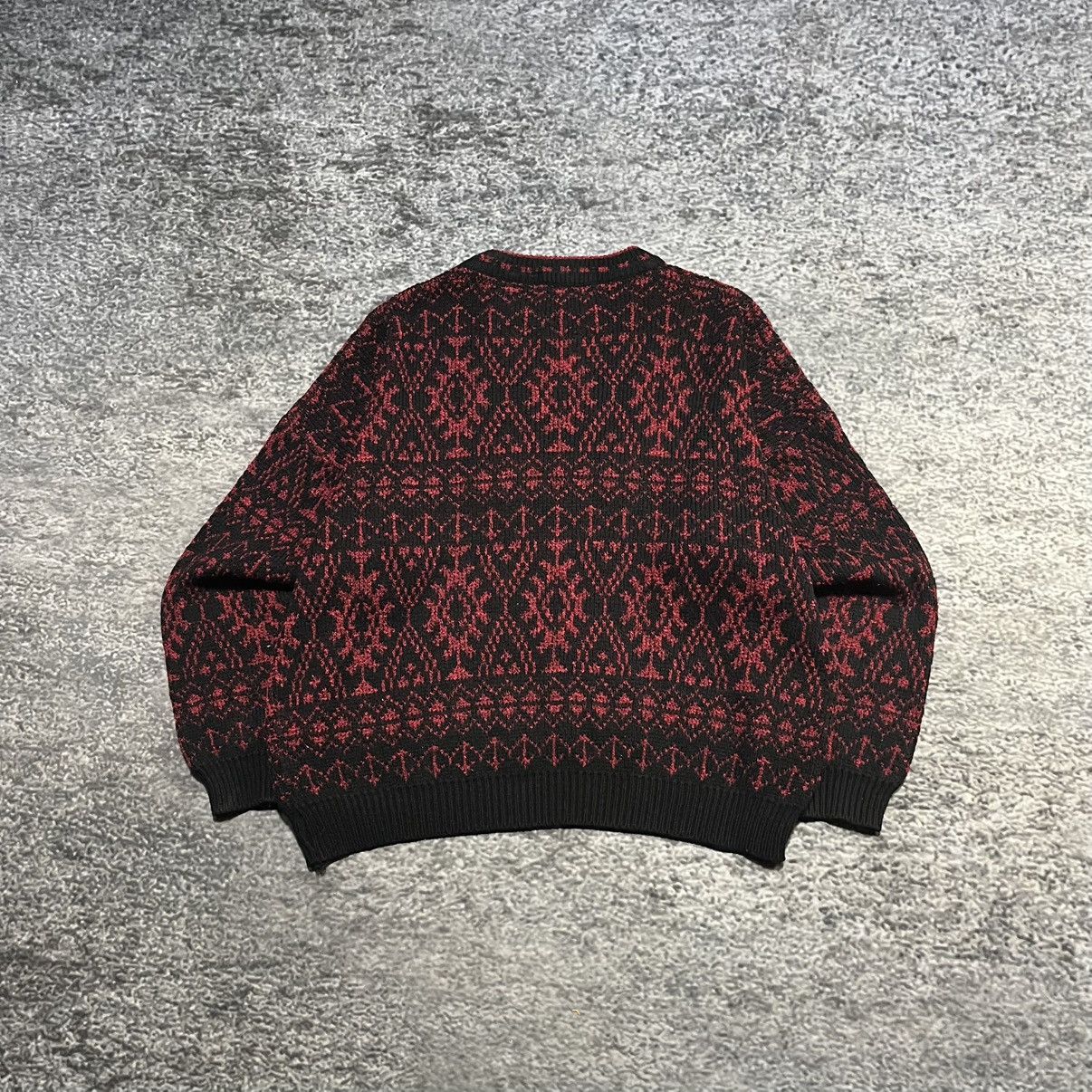 McGregor Vintage 90s McGregor Geometric Pattern Grandpa Sweater XL Size US XL / EU 56 / 4 - 2 Thumbnail