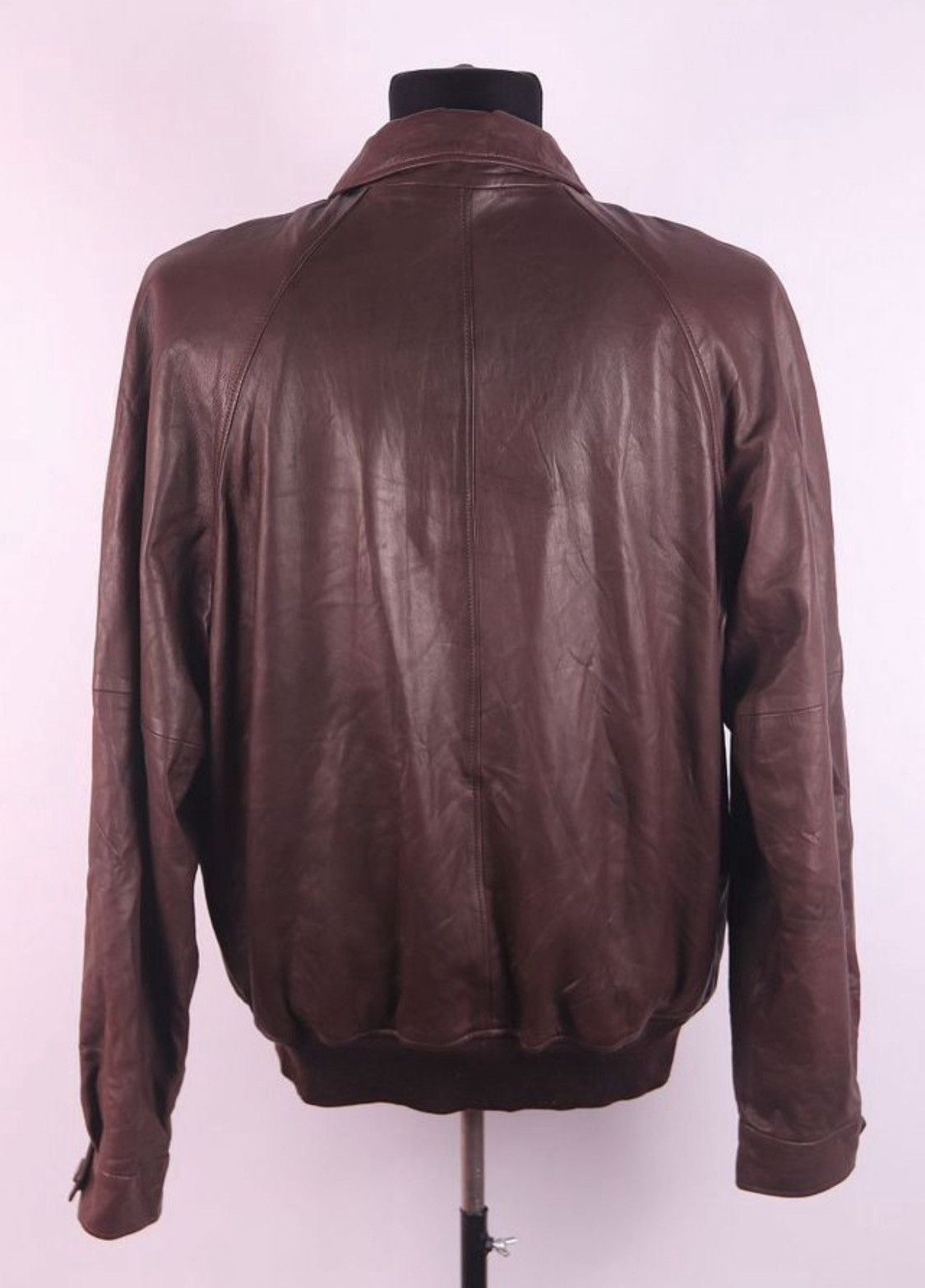 Ralph Lauren Purple Label Ralph Lauren Purple Label Leather Cashmere Bomber Jacket Size US L / EU 52-54 / 3 - 3 Thumbnail