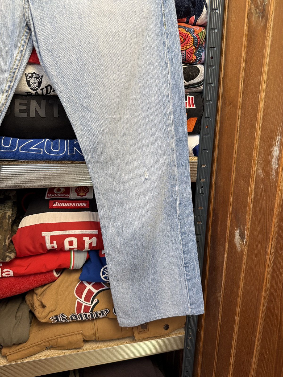 Levi's Levi's 506 Jeans 34 00s Regular Fit Straight Acid Wash Size US 34 / EU 50 - 8 Thumbnail