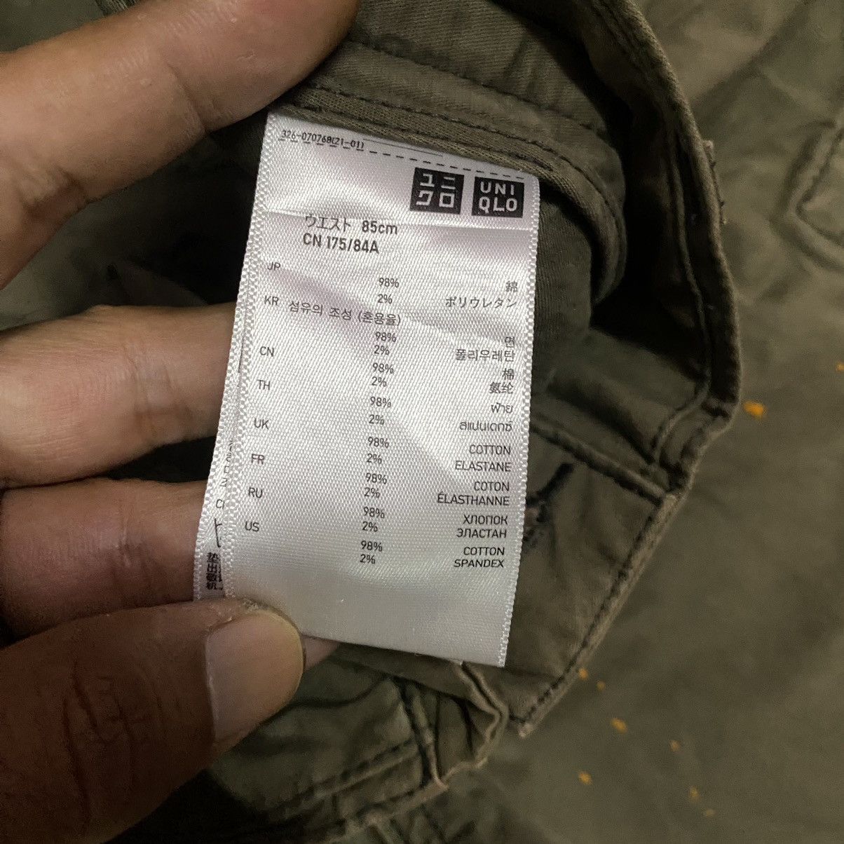 Hunter × Japanese Brand × Voodoo Tactical Vtg Japan Uniqlo Splatter Tactical Cargo Pants Size US 34 / EU 50 - 5 Thumbnail