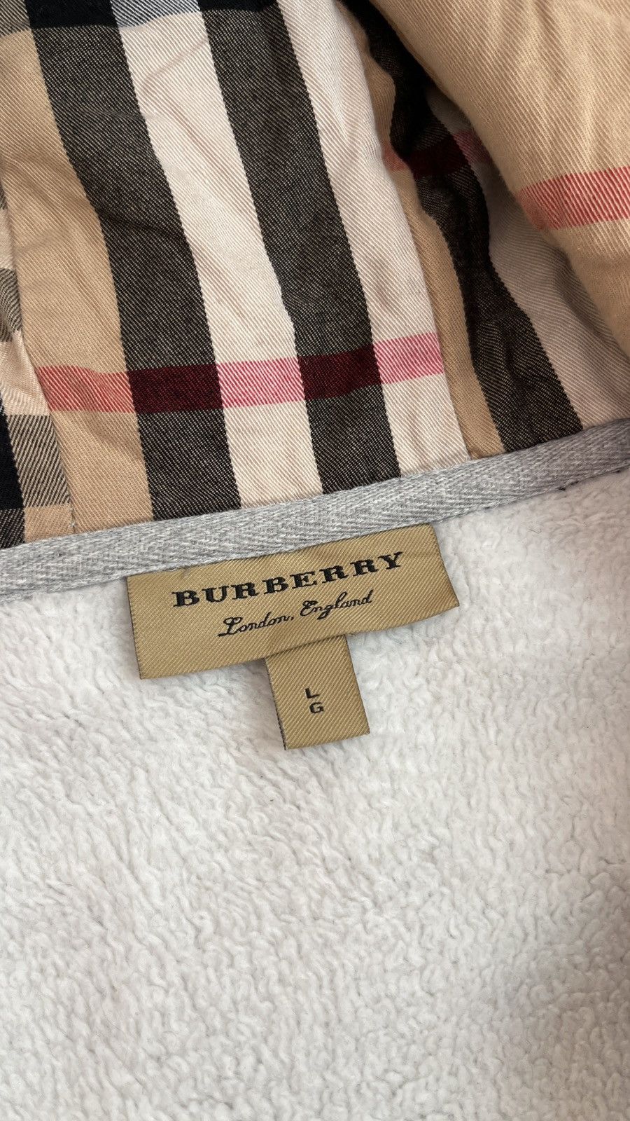 Burberry Zip Hoodie