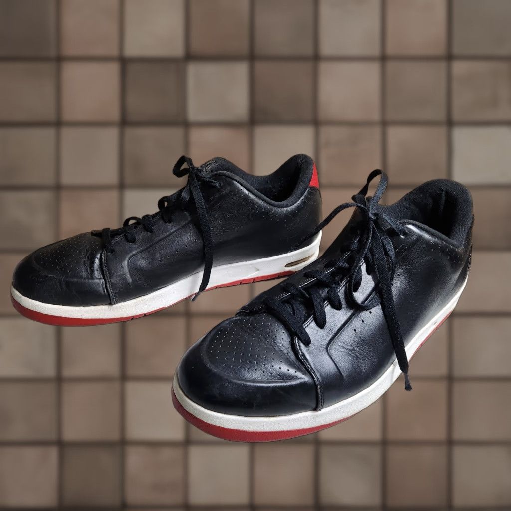 Nike VINTAGE Nike Air Jordan Mens |16| Black Leather Classic 82 Low Top Sneakers Size US M / EU 48-50 / 2 - 1 Thumbnail