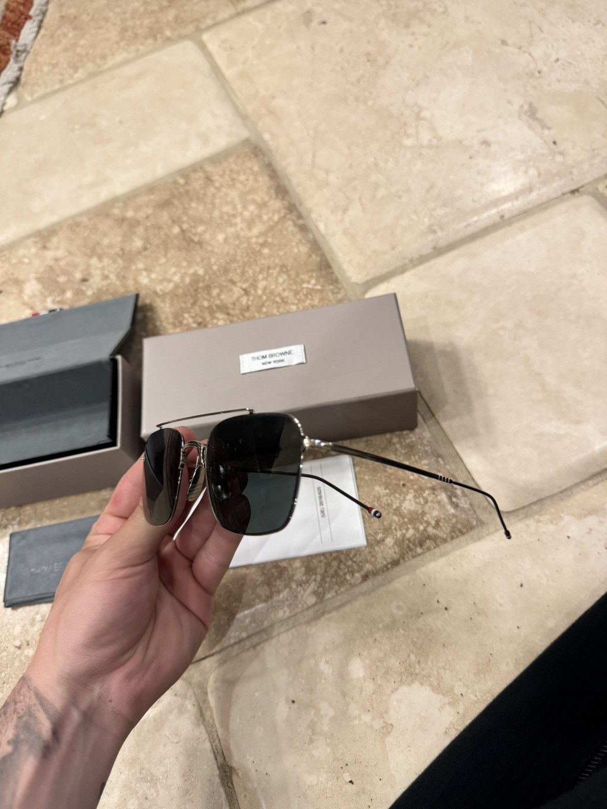Thom Browne Thom Browne Sunglasses Size ONE SIZE - 3 Thumbnail