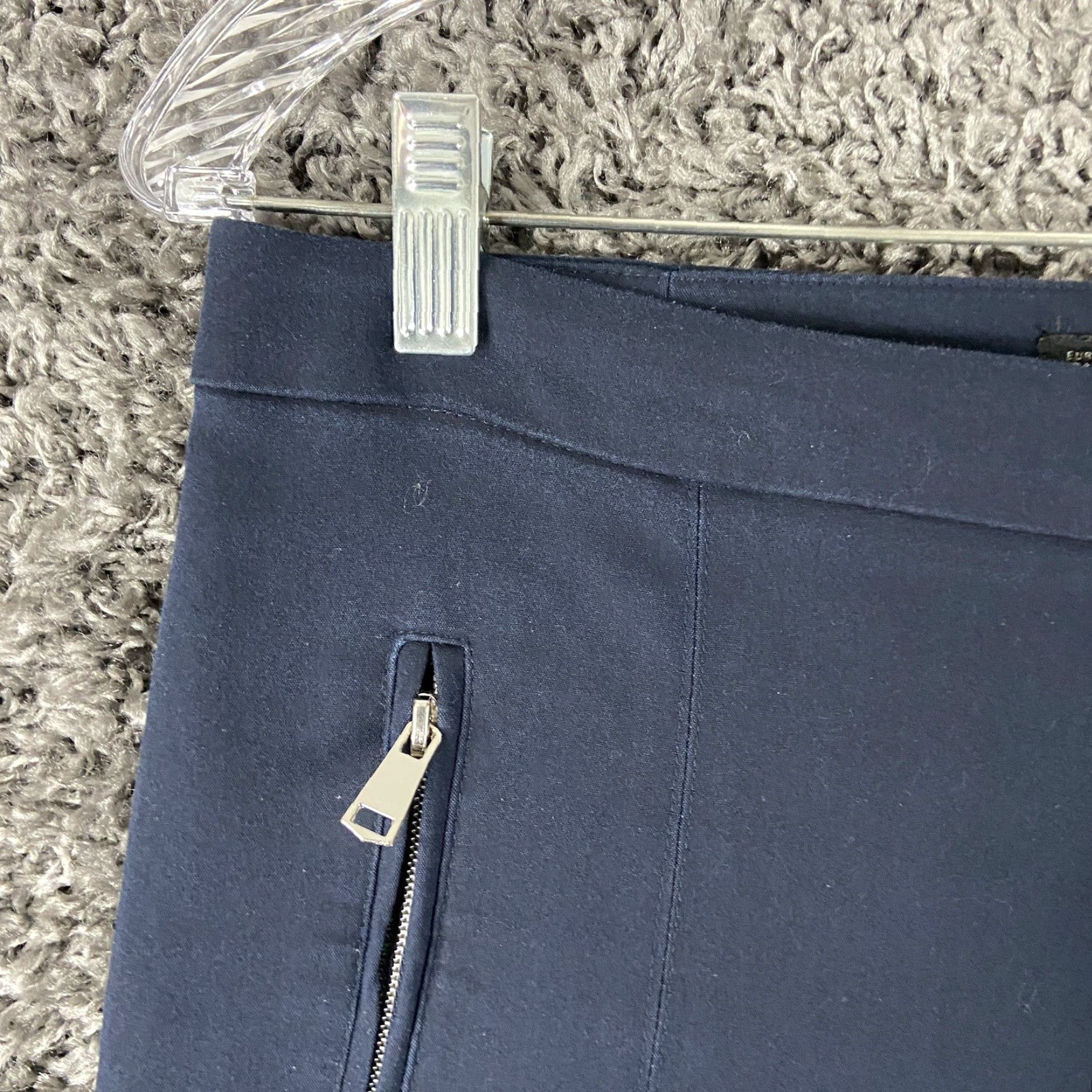 Zara ZARA Pants Women M Blue Basic Collection Ankle Regular Womens Size 32" / US 10 / IT 46 - 3 Thumbnail