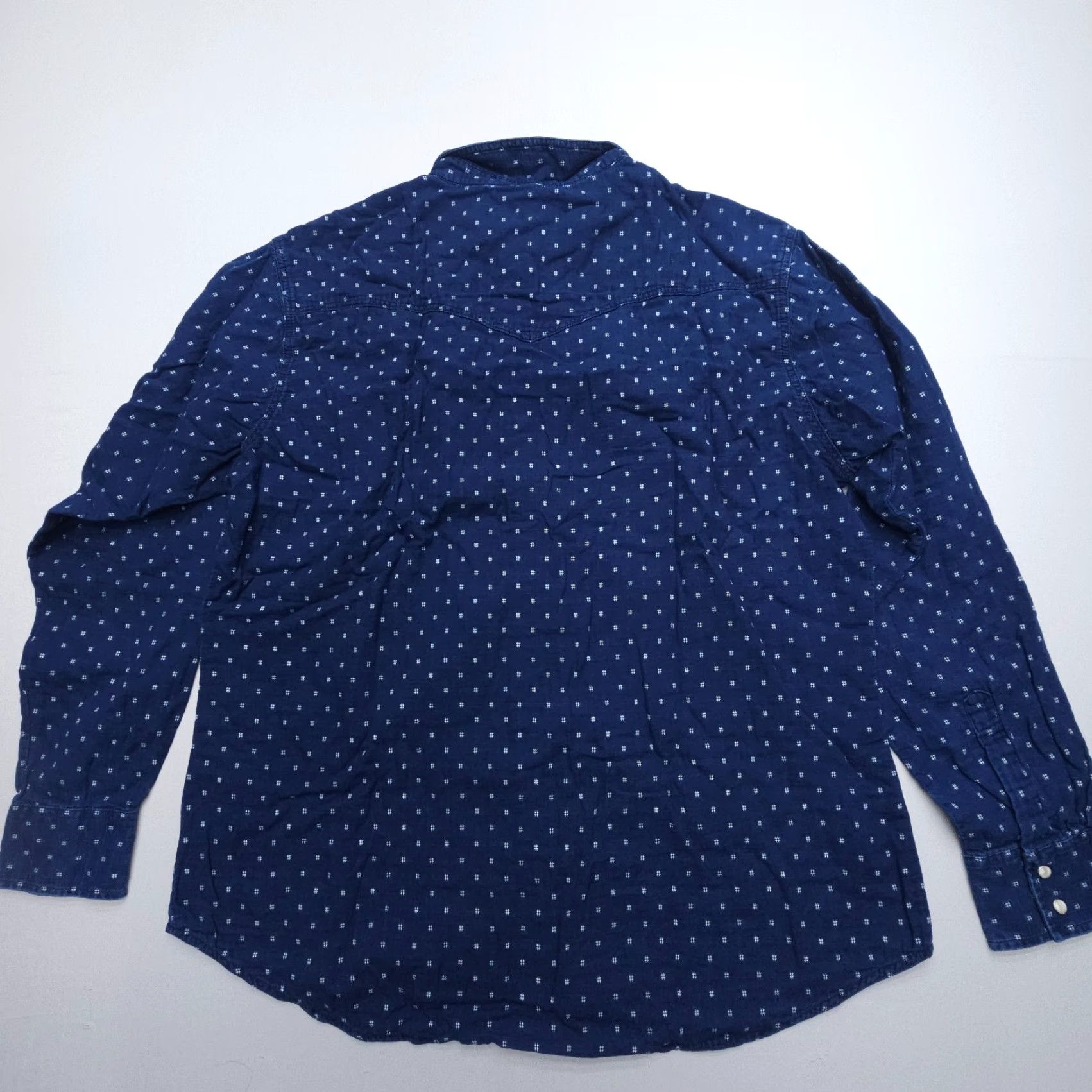 Wrangler VINTAGE Wrangler Retro Flannel Pearl Snap Shirt Mens 2XL Blue Western Print Rodeo Lined Size US XXL / EU 58 / 5 - 2 Thumbnail
