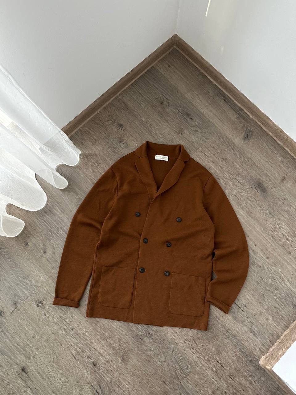 Japanese Brand × Vintage Vintage Filippo De Laurentiis Brown Cardigan Sweater Button Size US L / EU 52-54 / 3 - 3 Thumbnail
