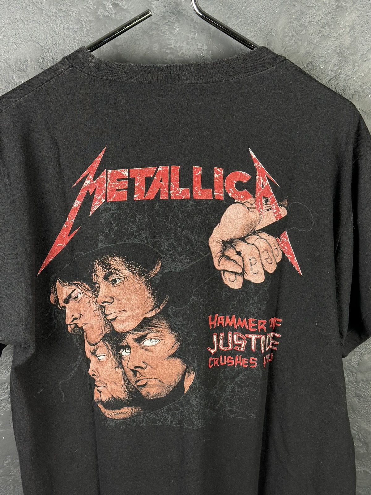 Band Tees 1988 Metallica Damaged Justice T-Shirt Vintage Big Logo Size US L / EU 52-54 / 3 - 11 Thumbnail