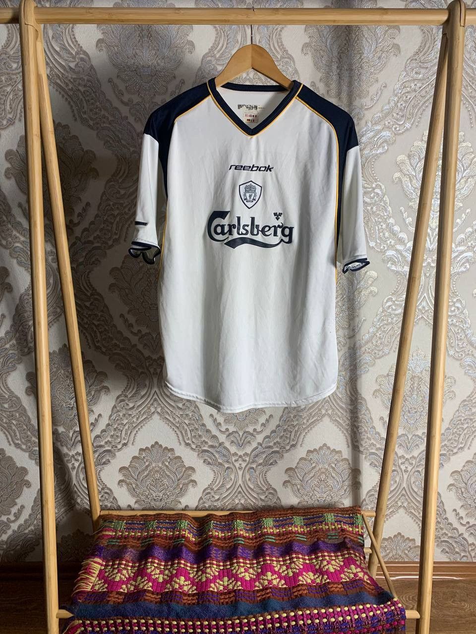 Reebok VINTAGE REEBOK FC LIVERPOOL ENGLAND SOCCER JERSEY RETRO 90s Size US XL / EU 56 / 4 - 1 Thumbnail