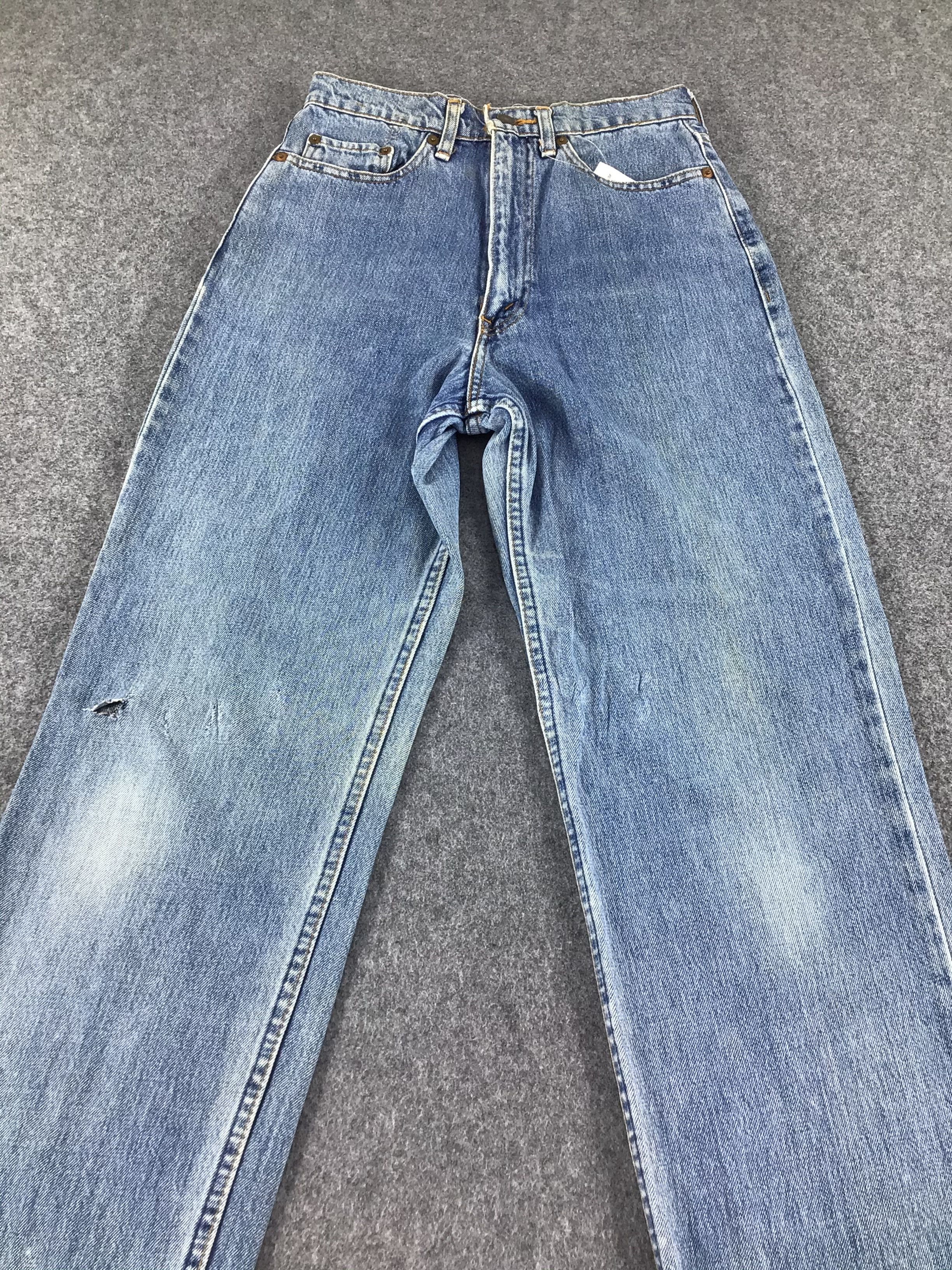 Levi's Vintage 90s Levis 509 Jeans Medium Wash Denim KJ073 Size US 27 - 3 Thumbnail