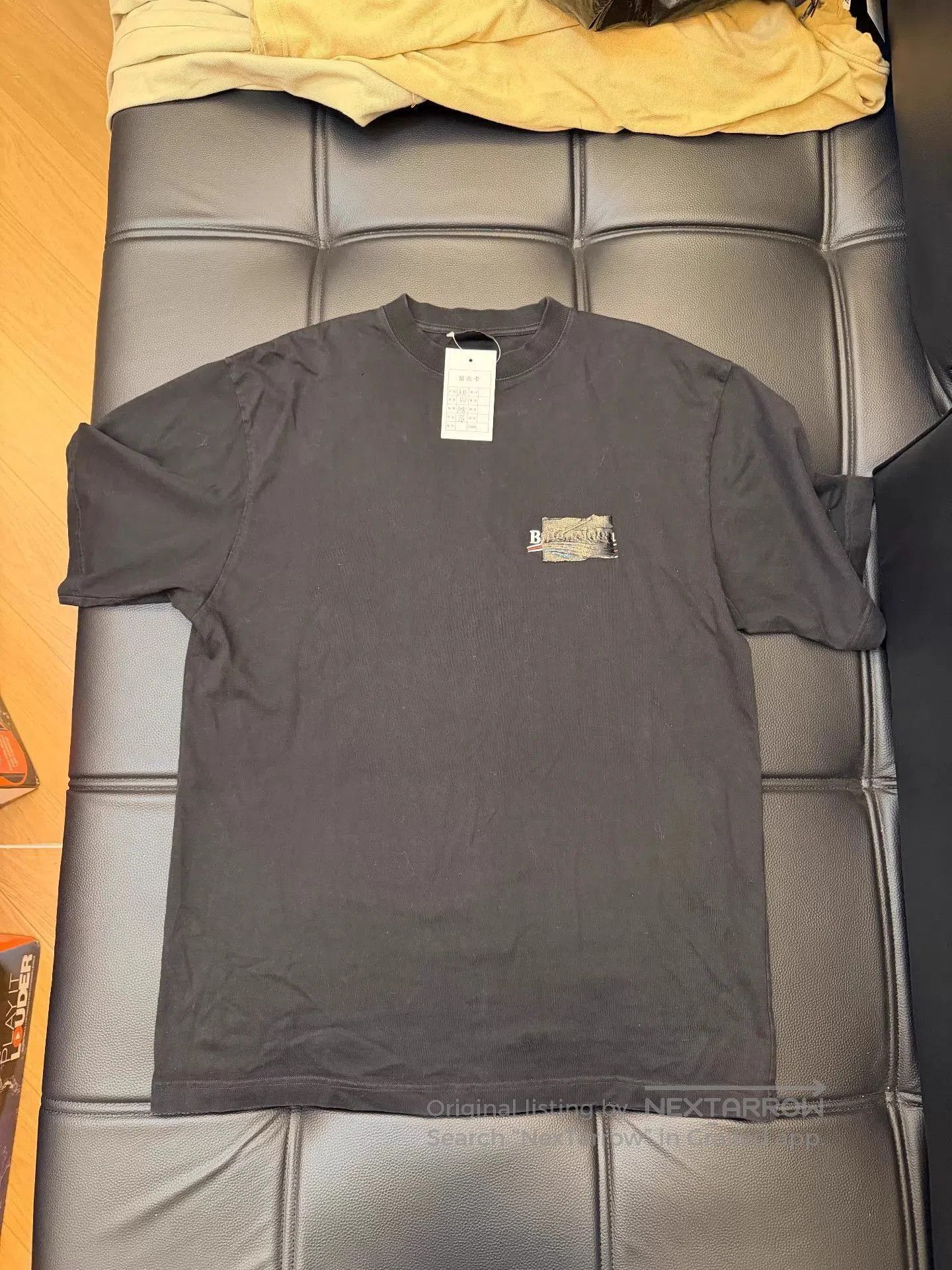 Balenciaga Black Short-Sleeve Graphic Tee - XXS. Size US XXS / EU 40 - 1 Thumbnail