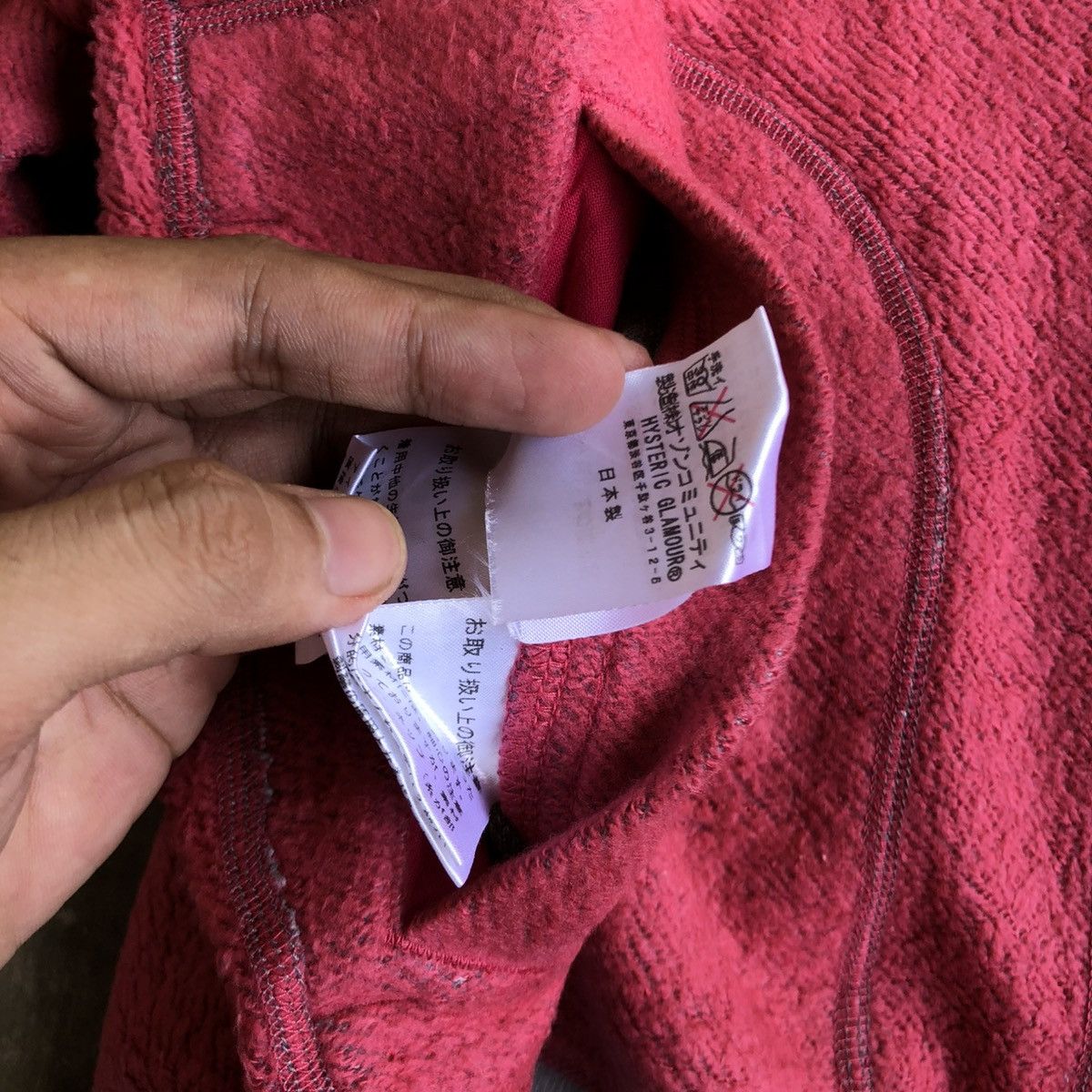 Hysteric Glamour Hysteric Glamour “RocknRoll” Reversible Ziphoodie Grey/Pink Size US L / EU 52-54 / 3 - 16 Thumbnail