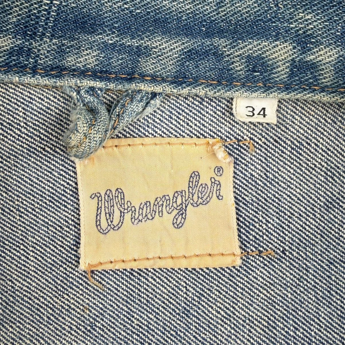 Wrangler 🔥Rare 60s Wrangler Zip Denim Jacket Talon Conmatic USA Size US XS / EU 42 / 0 - 24 Thumbnail