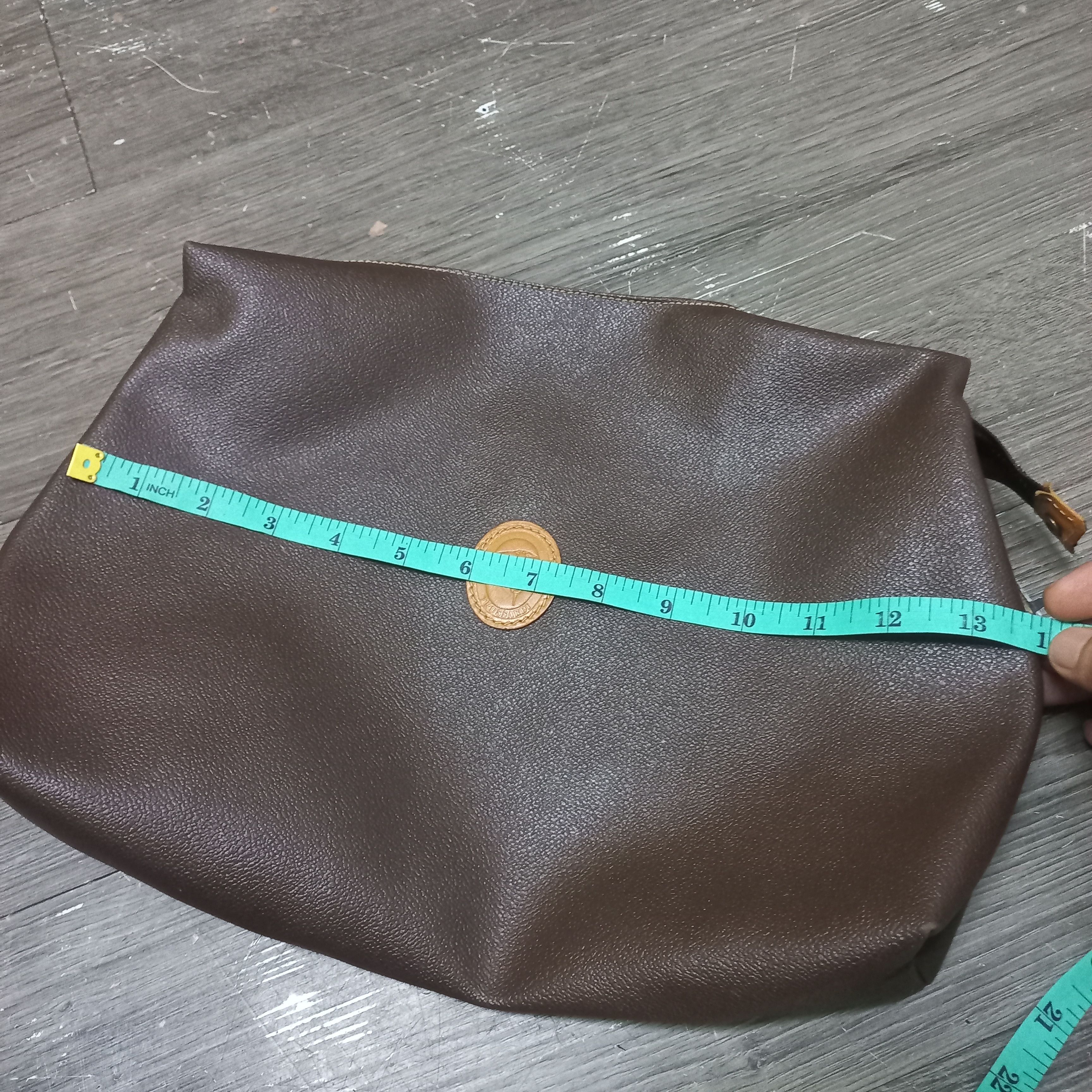 Trussardi × Vintage Vintage trussardi leather clutch bag made in italy Size ONE SIZE - 2 Thumbnail