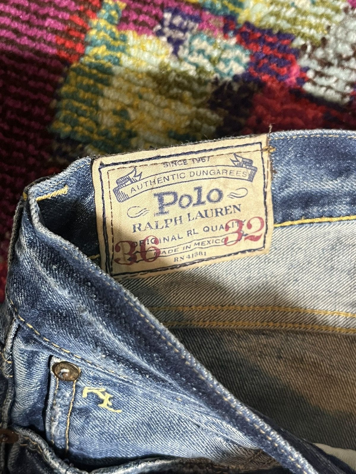 Polo Ralph Lauren Polo Ralph Lauren 36 Slim Jeans Size US 36 / EU 52 - 5 Thumbnail