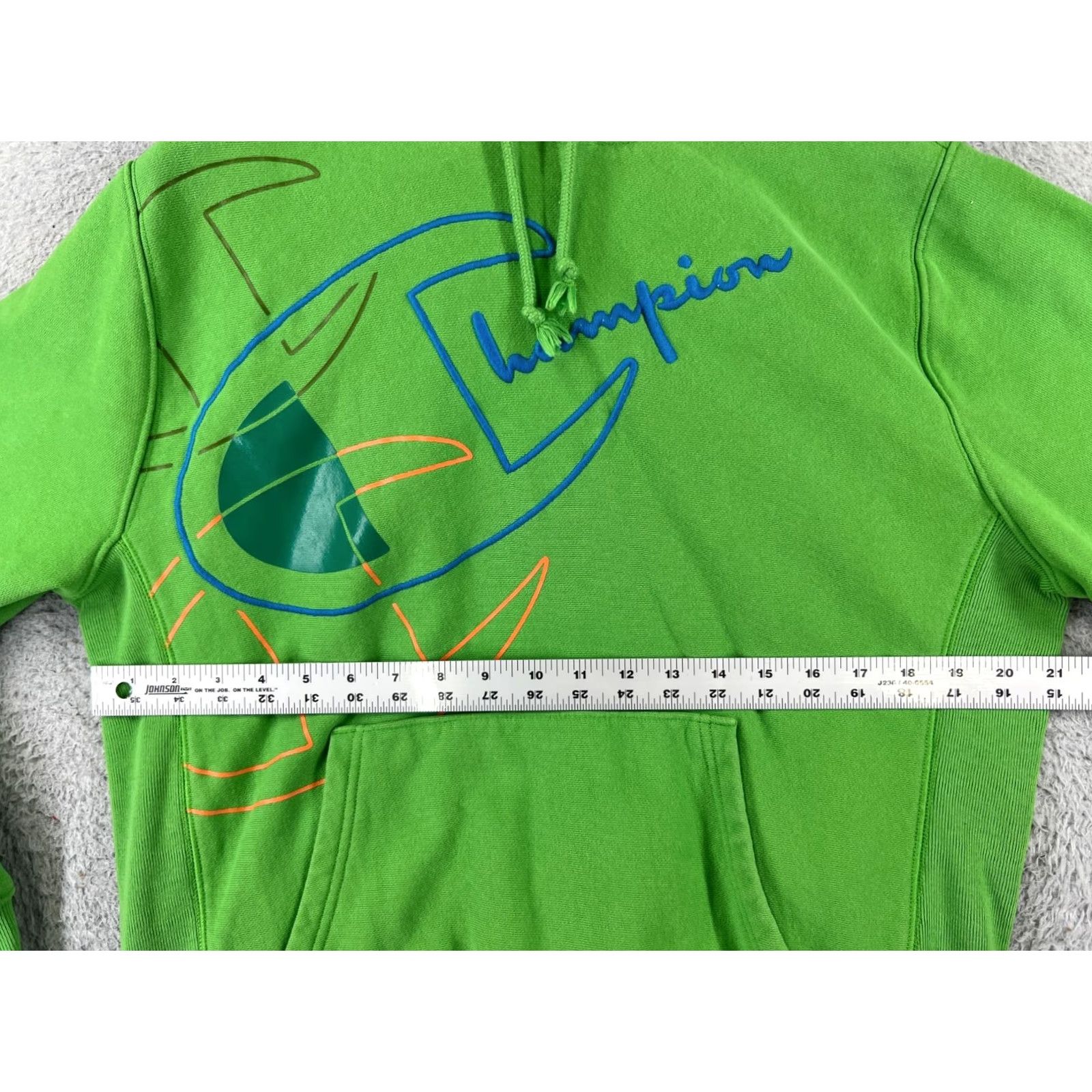 Champion Champion Hoodie Adult Medium Green Reverse Weave Sweatshirt Men Size US M / EU 48-50 / 2 - 6 Thumbnail