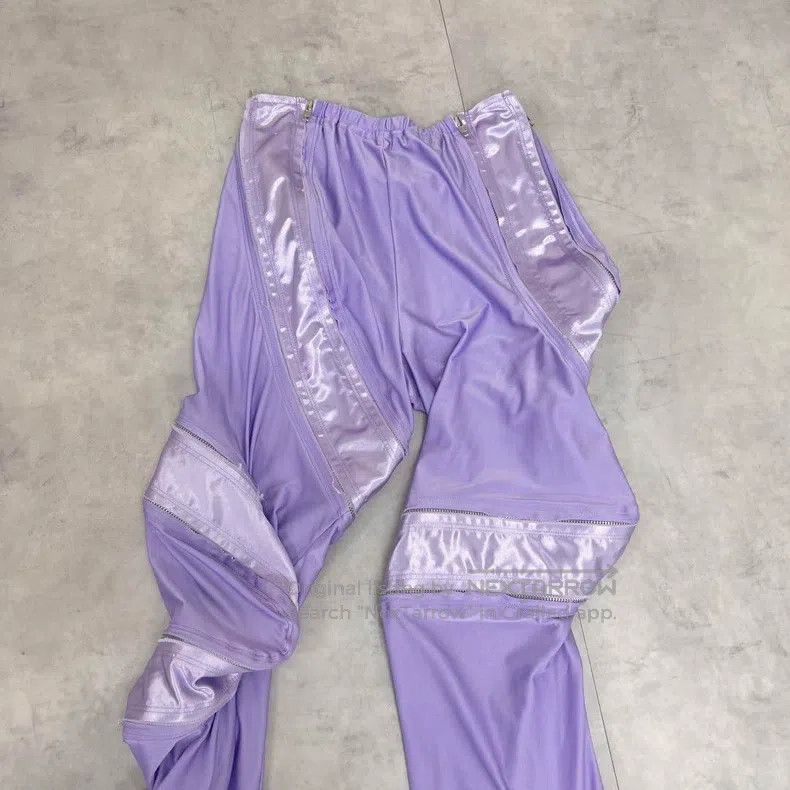 Comme des Garcons Comme Des Garcons size M Purple vintage zipper design legg Size 23" - 5 Thumbnail