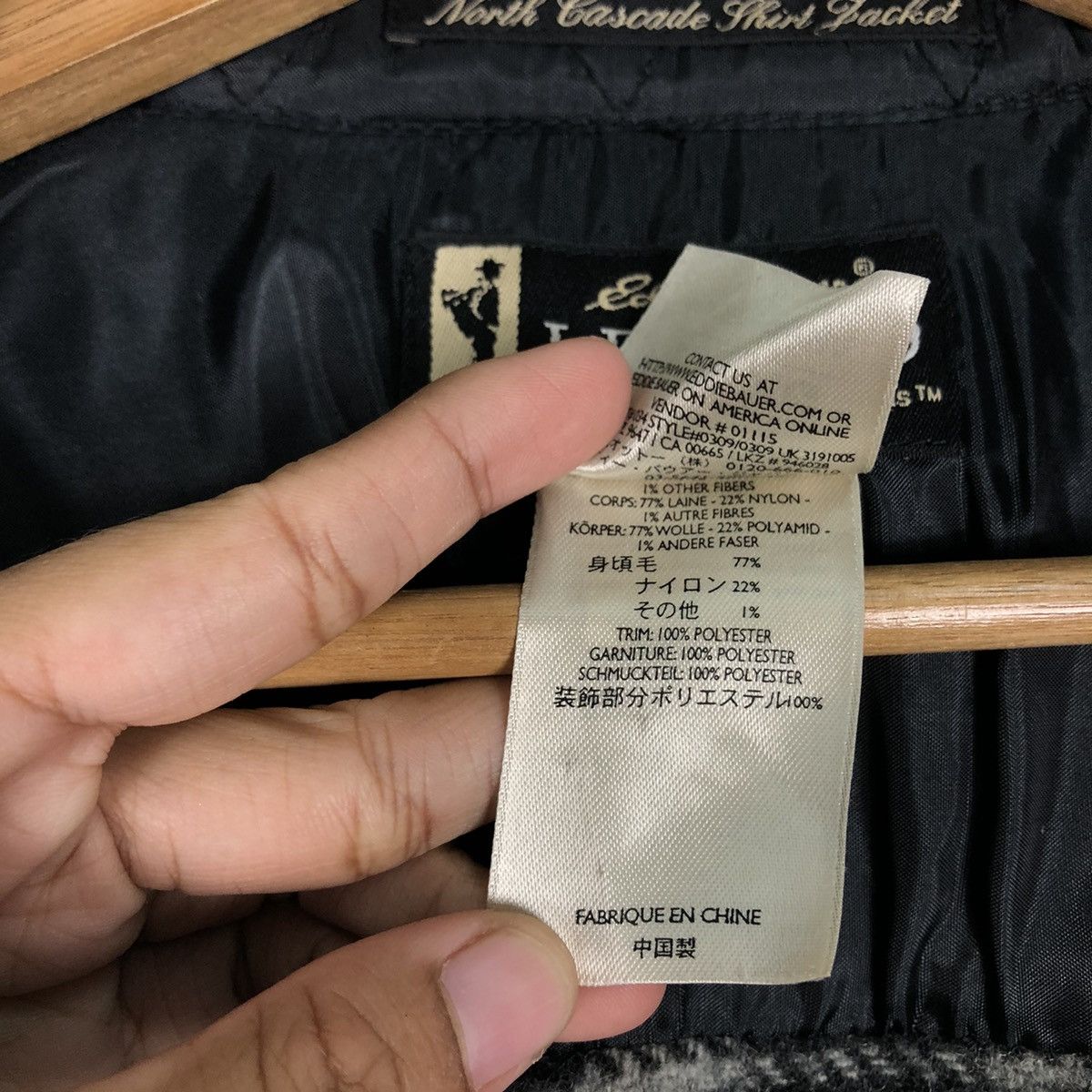 Flannel 🔥Vintage Wool Flannel Work Jacket Legend Eddie Bauer Japan Size US XL / EU 56 / 4 - 17 Thumbnail