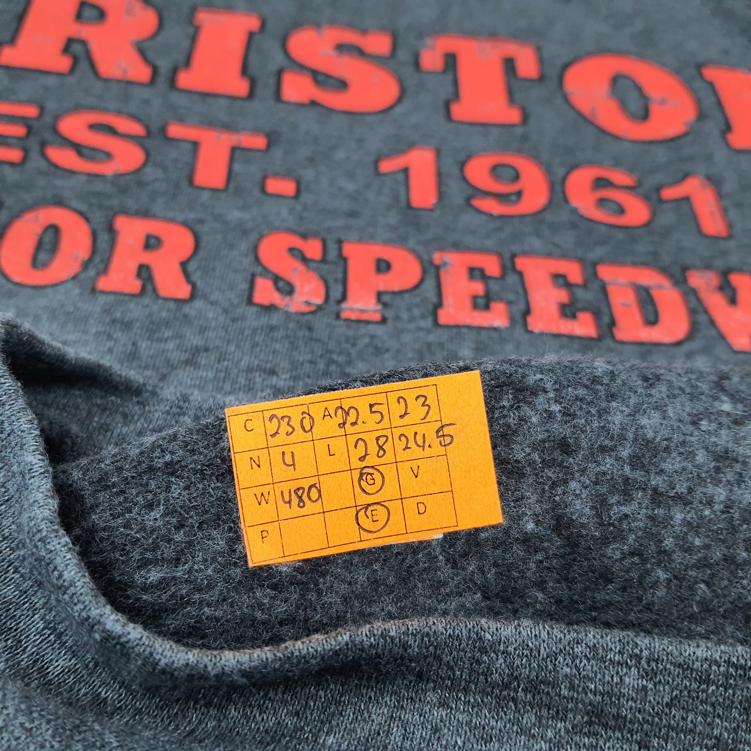 Hanes × Vintage Vintage Bristol Motor Speedway Biker Sweatshirt C230N4 Size US M / EU 48-50 / 2 - 8 Thumbnail
