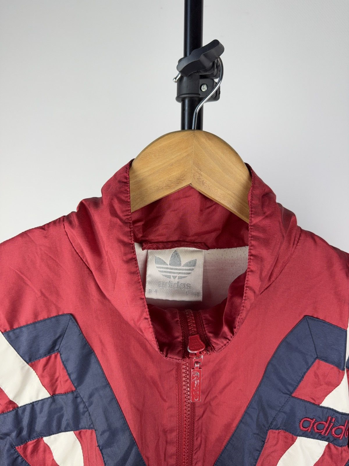 Adidas Vintage Adidas Red Track Jacket DTV BUCHS 90s Size Size US S / EU 44-46 / 1 - 4 Thumbnail