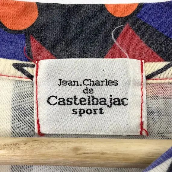 Jean Charles De Castelbajac Vtg JEAN CHARLES De CASTELBAJAC Sports Pop Art Tee Shirt Size L / US 10 / IT 46 - 5 Thumbnail
