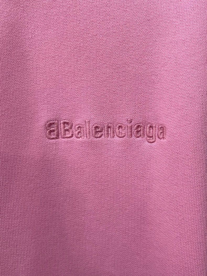 Balenciaga Balenciaga Pink Embroidered Hoodie Size US XS / EU 42 / 0 - 4 Thumbnail