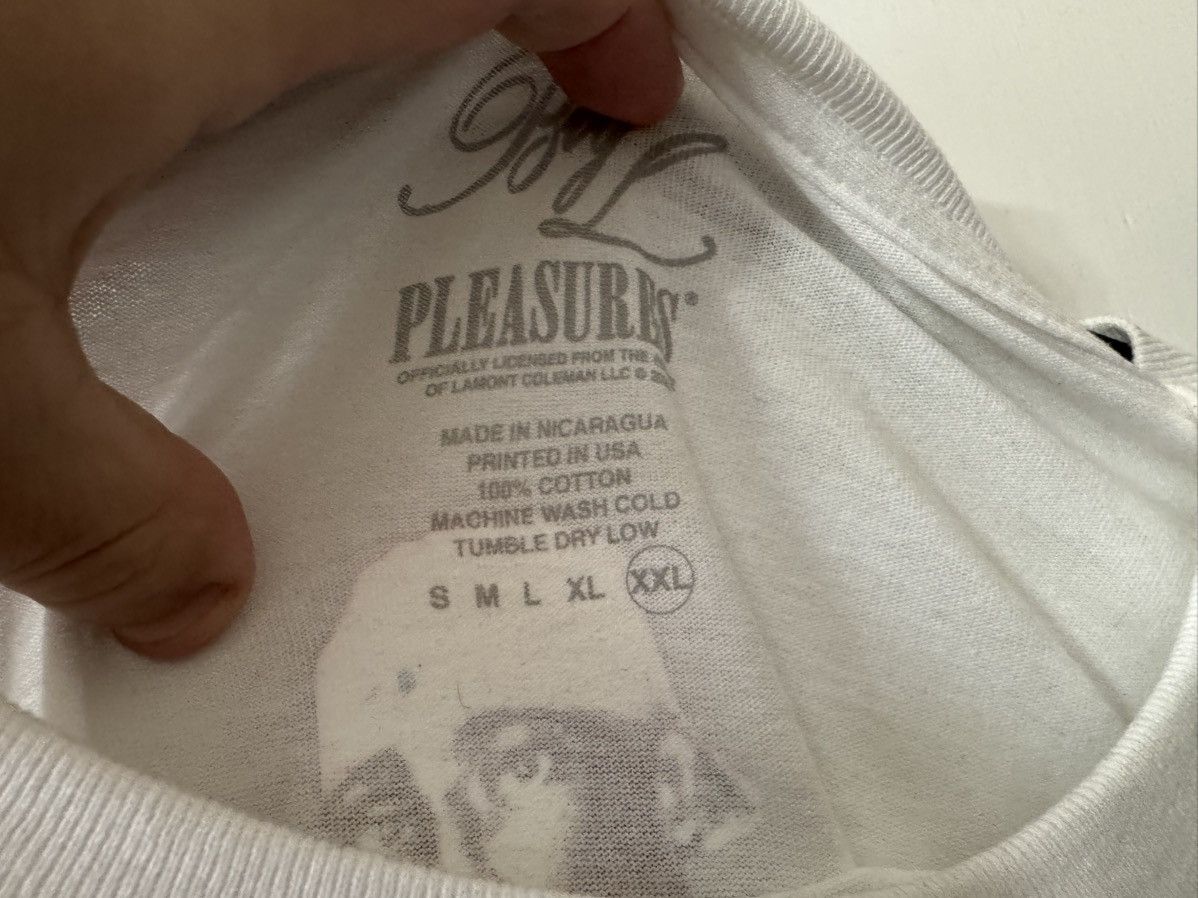 Pleasures White Big L Flamboyant For Life Graphic T-Shirt. Size US XXL / EU 58 / 5 - 4 Thumbnail