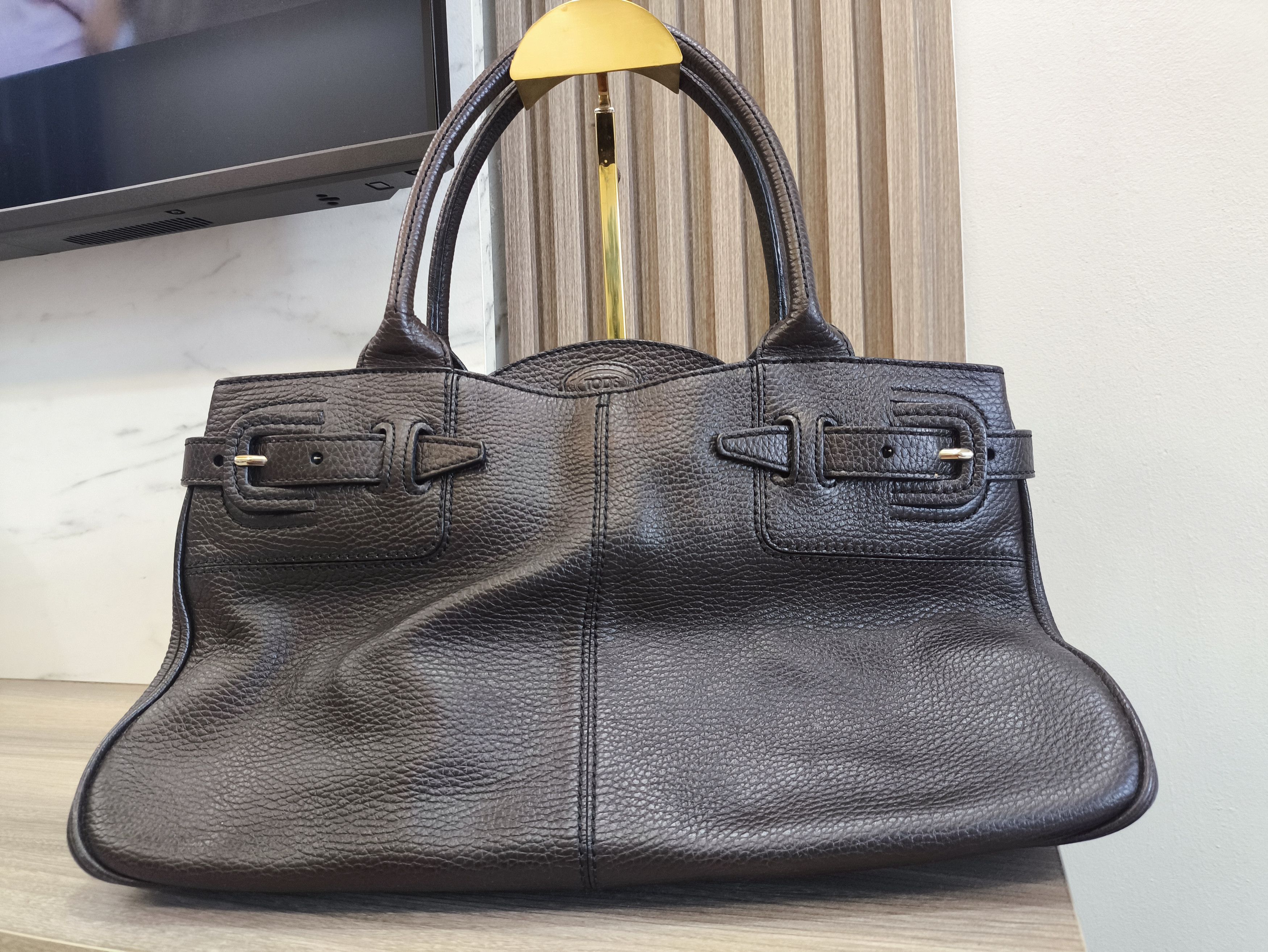 Tod's Tod's Fully Leather Brown Handbag Size ONE SIZE - 1 Thumbnail