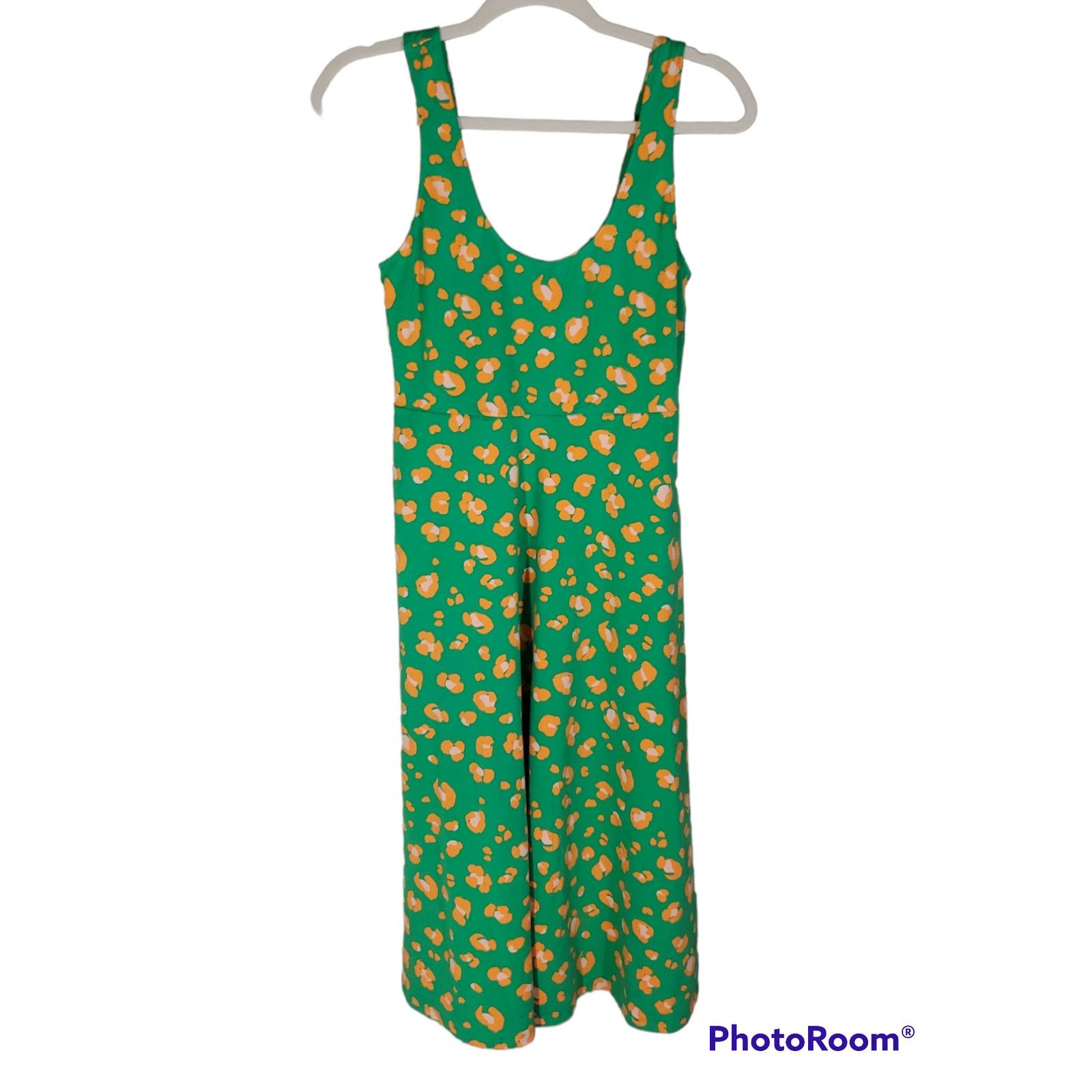 Other Target | Green & Orange Cheetah Sundress | Small Size S / US 4 / IT 40 - 10 Thumbnail