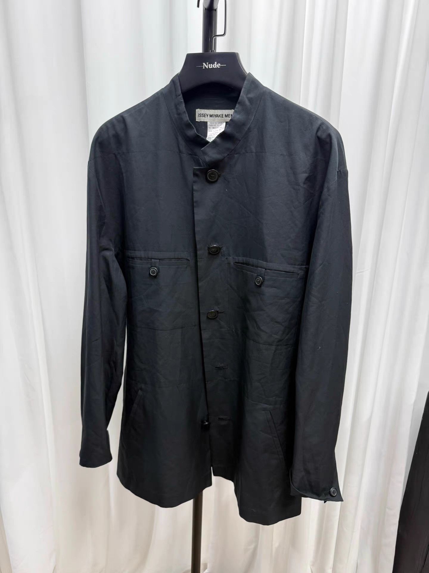 Issey Miyake Issey miyake men Loose Stand Collar Light Blazer K20 Size US XL / EU 56 / 4 - 1 Thumbnail