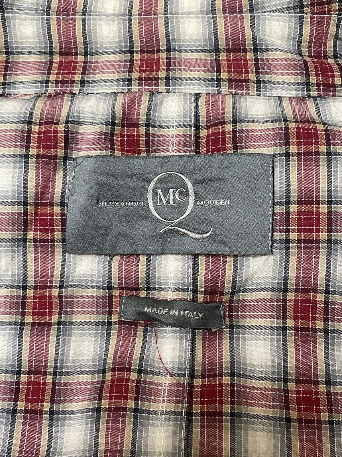 Alexander McQueen Alexander Mcqueen Cotton Bomber Jacket Check Pattern Size US M / EU 48-50 / 2 - 17 Thumbnail