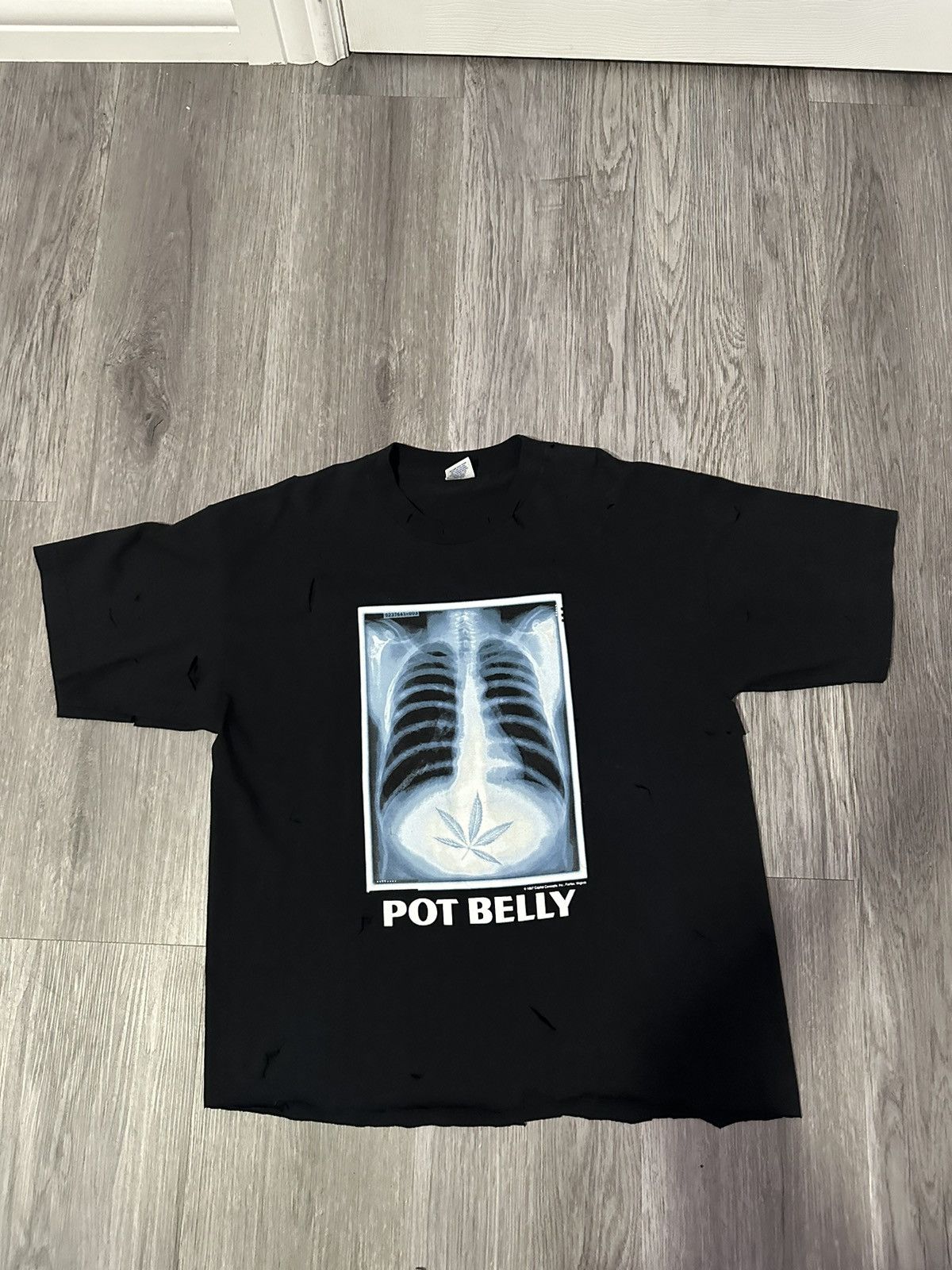AAA × Vintage Vintage distressed pot belly tee Size US XL / EU 56 / 4 - 1 Thumbnail