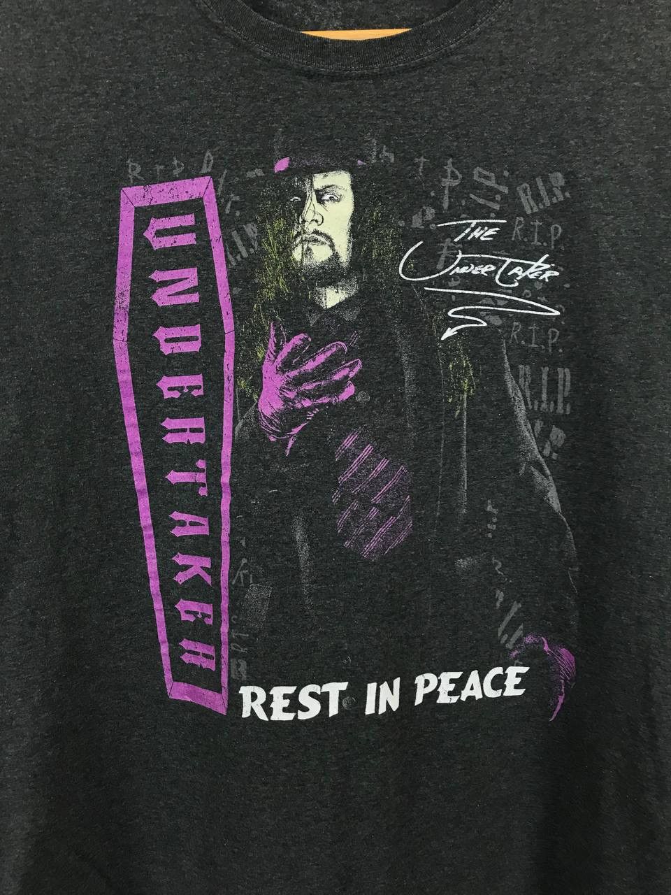 WWE Undertaker WWE WWF wrestling tee Size US L / EU 52-54 / 3 - 3 Thumbnail