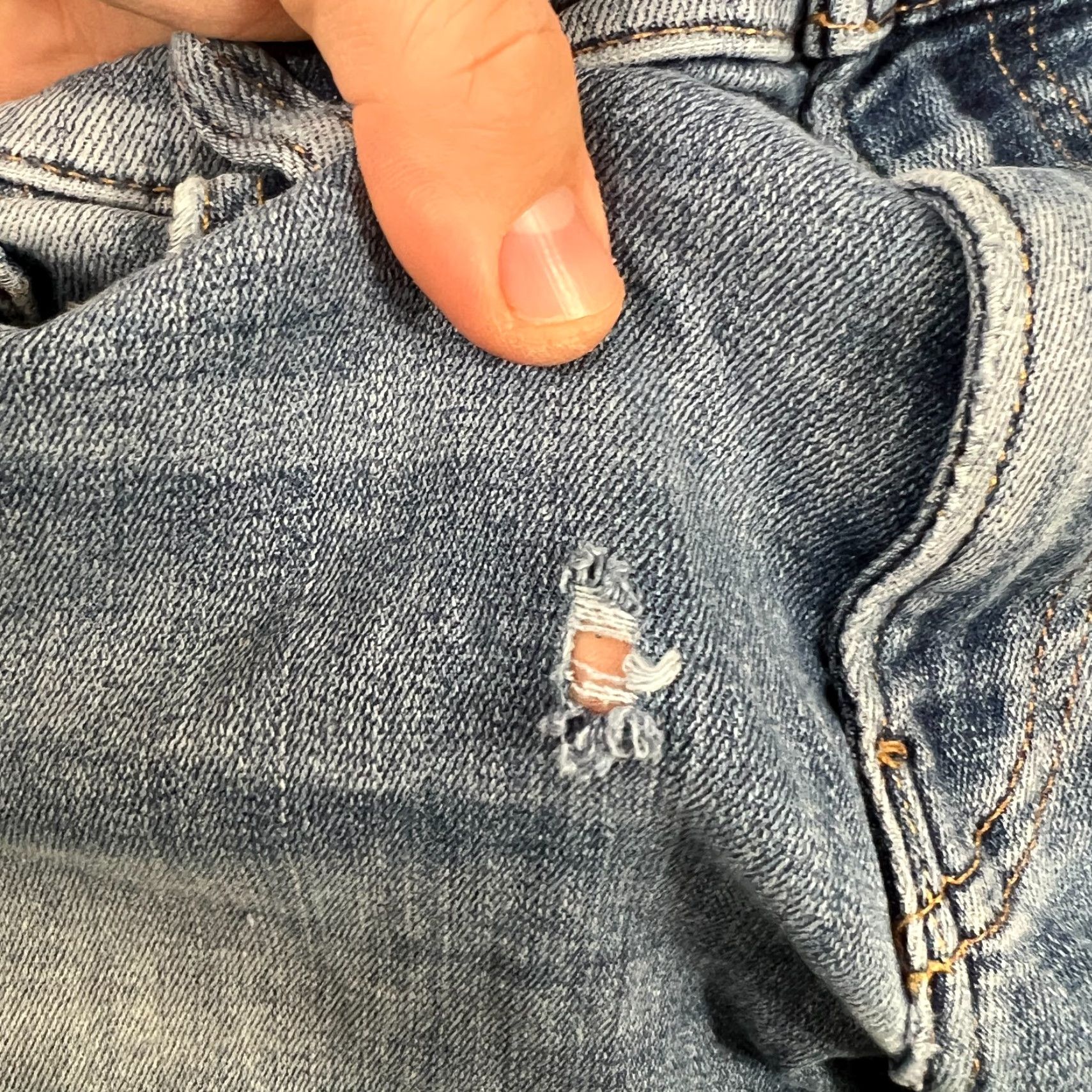 Lucky Brand Lucky Brand 363 Jeans Men 29x30 Mid Rise Blue Denim Straight 5-Pocket Vintage No Pattern Solid Jeans N/A Size US 31 - 7 Thumbnail