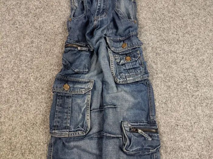 Hysteric Glamour Vintage Junya Watanabe Rick Owens Y2K Style Distressed Jeans Size US 30 / EU 46 - 8 Thumbnail