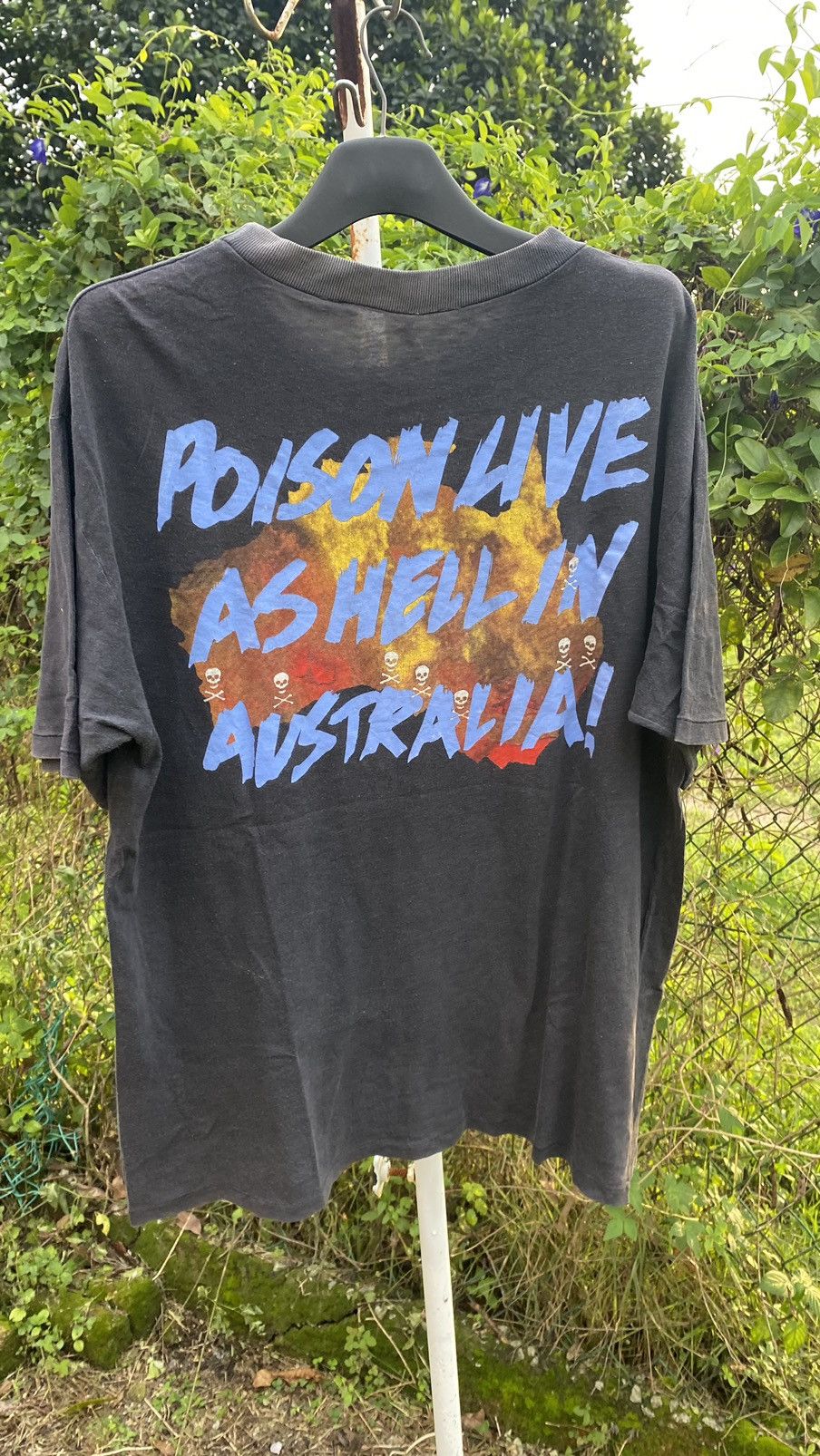 Band Tees Vintage 1988 Poison "Live As Hell" In Australia Size US XL / EU 56 / 4 - 2 Thumbnail
