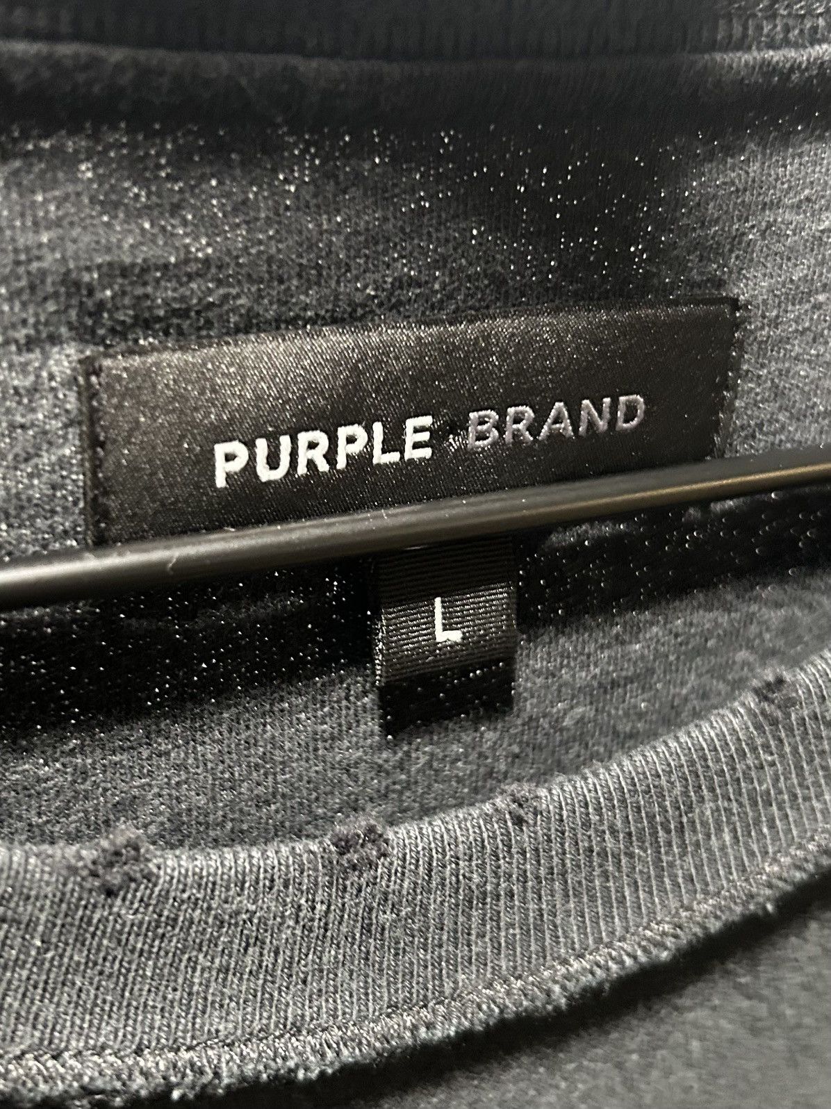 Purple Brand Purple Brand Tour Textured Inside Out Tee Size US L / EU 52-54 / 3 - 3 Thumbnail