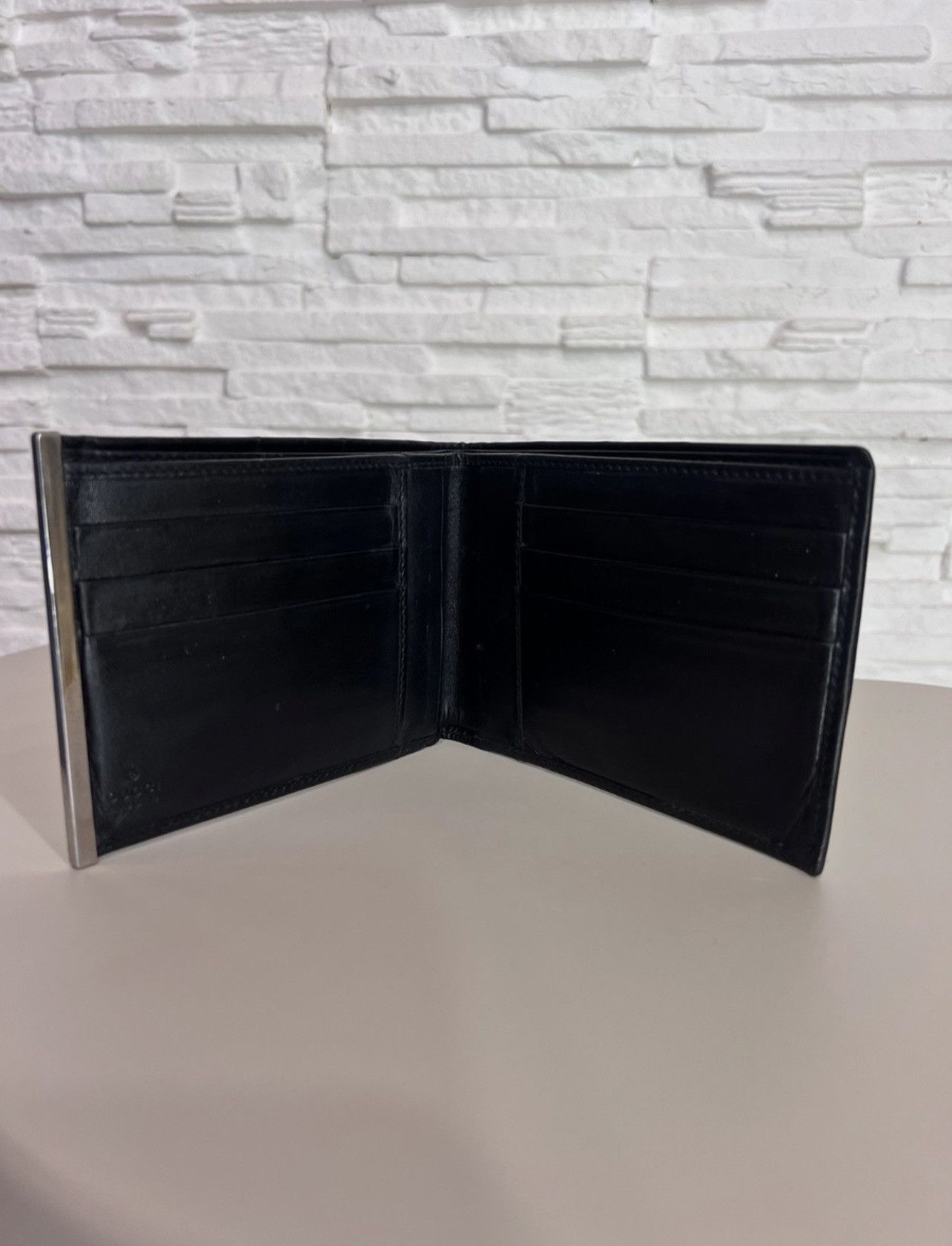 Gucci Gucci leather bifold wallet mens black Size ONE SIZE - 2 Thumbnail