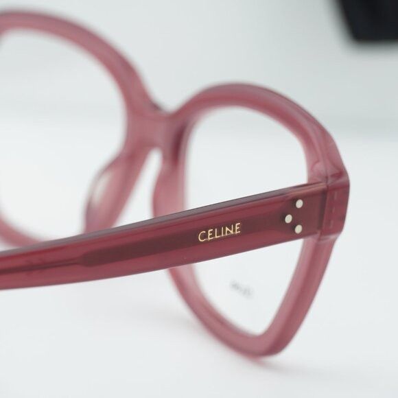 Celine Celine CL50100I 081 Eyeglasses Milky Violet 54mm Geometric Size ONE SIZE - 5 Thumbnail