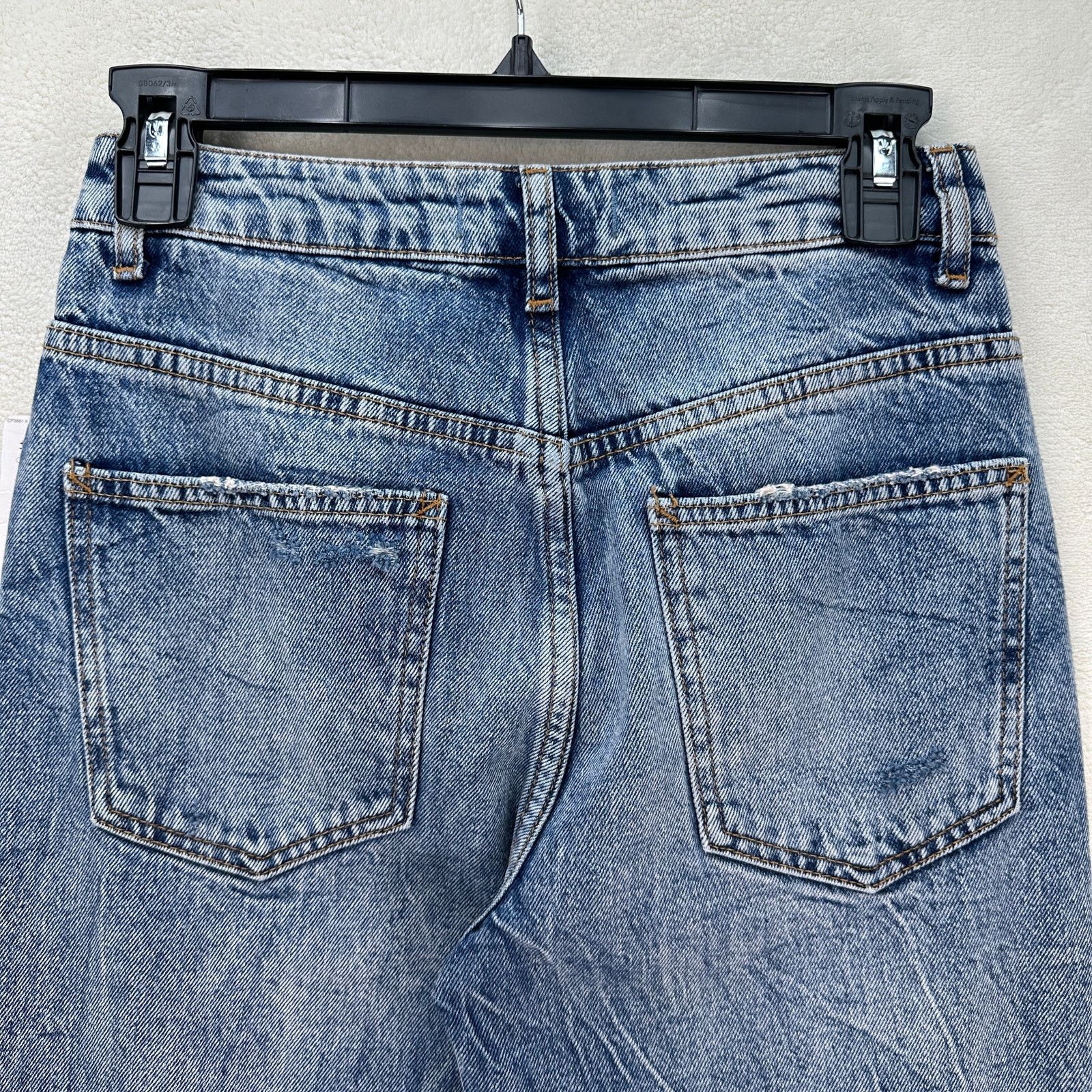 Free People FREE PEOPLE SIZE 25 DAKOTA STRAIGHT LEG JEAN MEDIUM WASH 0B1 Size 25" / US 0 / IT 36 - 6 Thumbnail