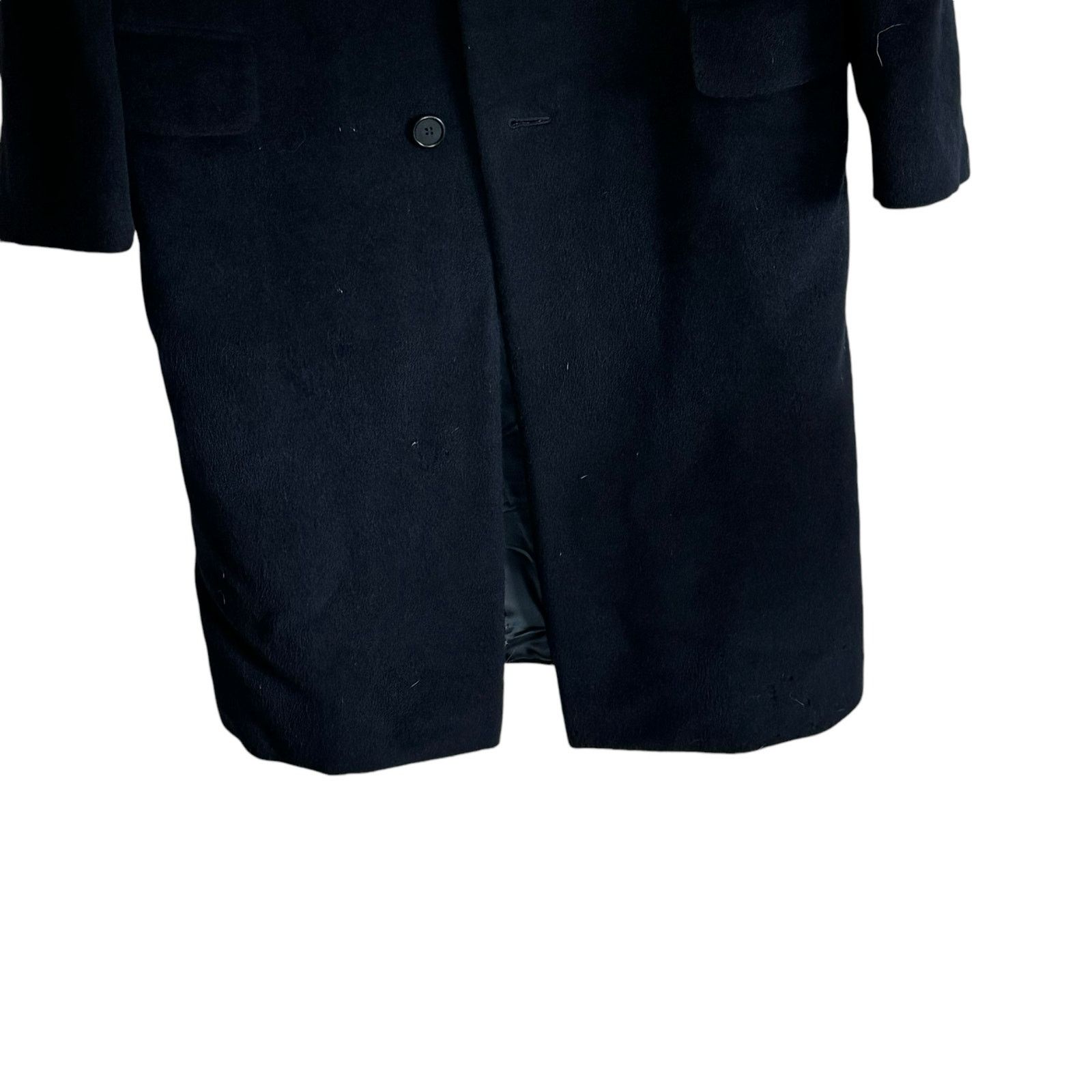 Lanvin LANVIN CLASSIQUE Pure Wool Overcoat 48R Italy Black Coat Size US M / EU 48-50 / 2 - 11 Thumbnail
