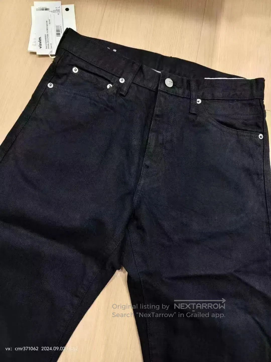 Visvim Black Denim Pants Size 30. Size US 30 / EU 46 - 2 Thumbnail