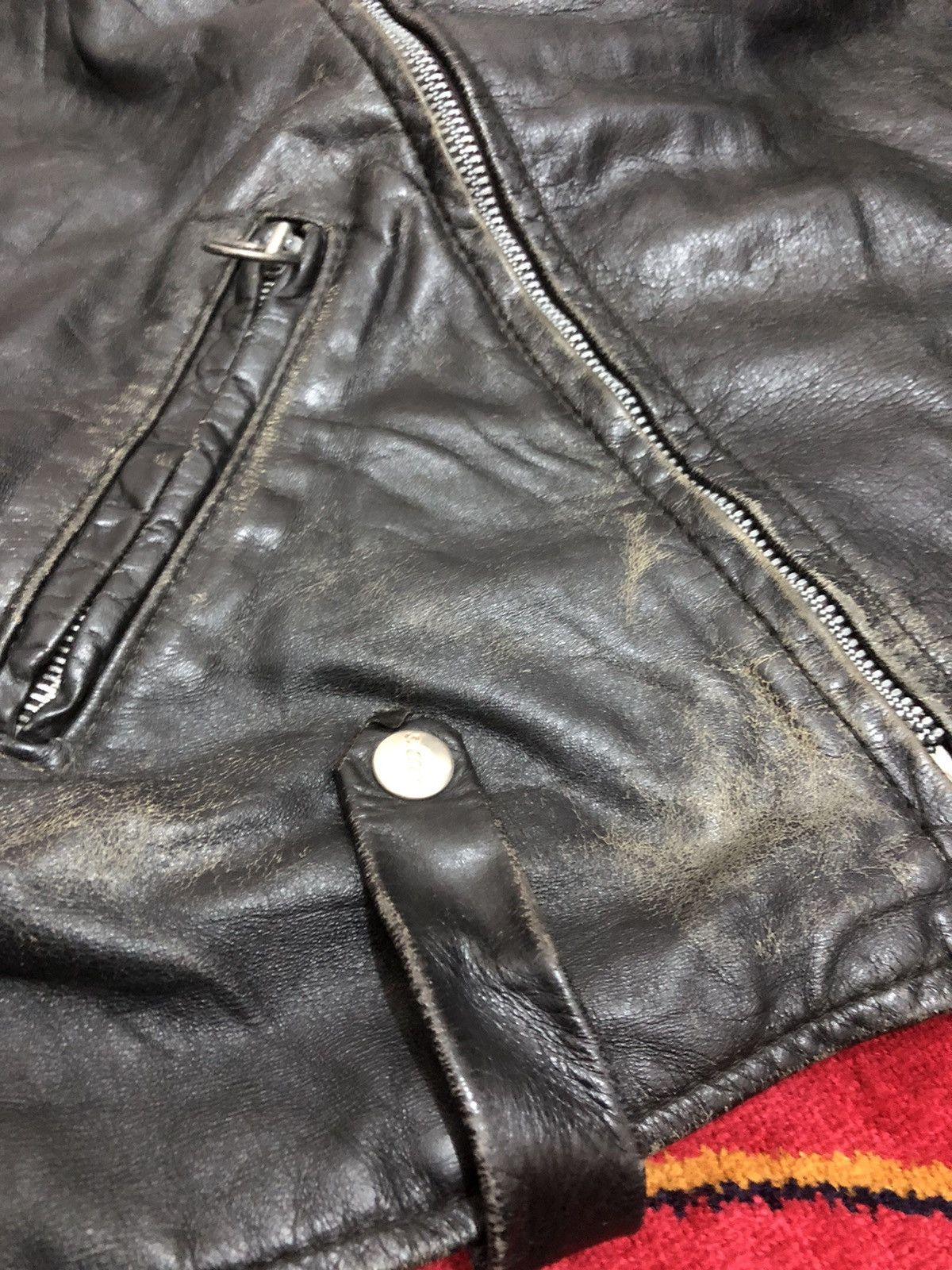 Brooks BROOKS LEATHER MOTORCYCLE JACKET Size US S / EU 44-46 / 1 - 5 Thumbnail